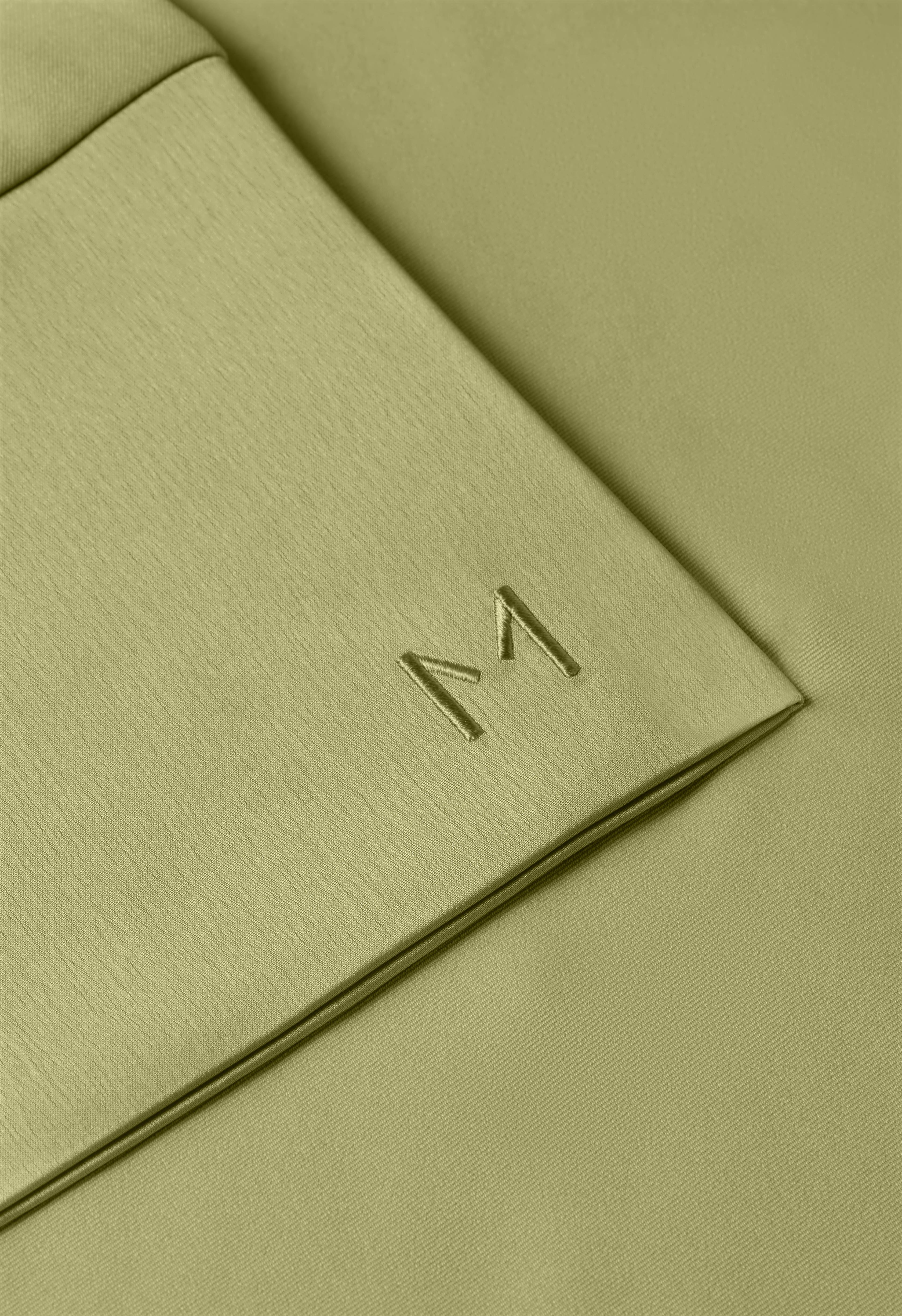 Satin Trim Blouse | Soft Khaki - Image 5