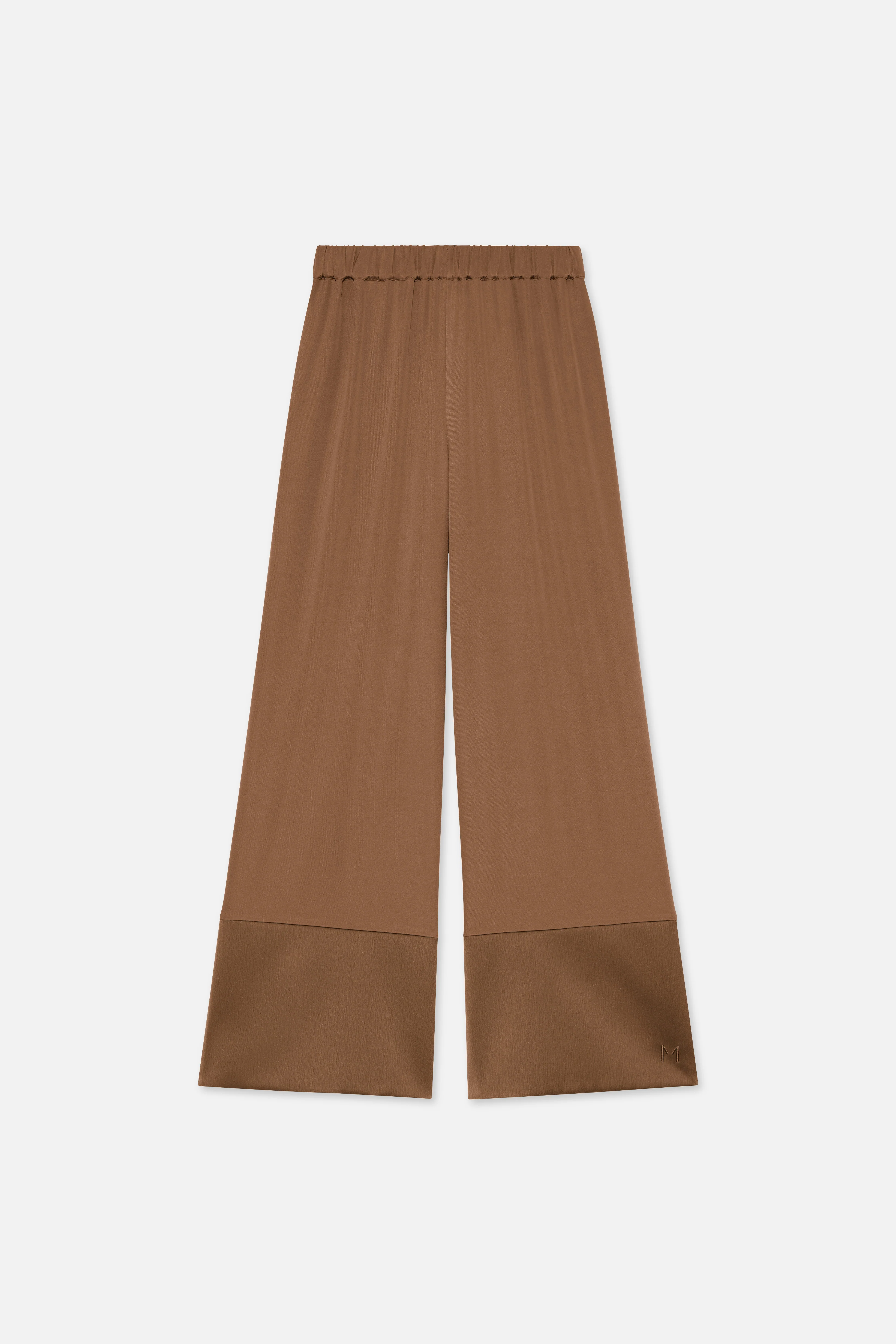 Satin Trim Trouser | Soft Bordeaux - Image 6