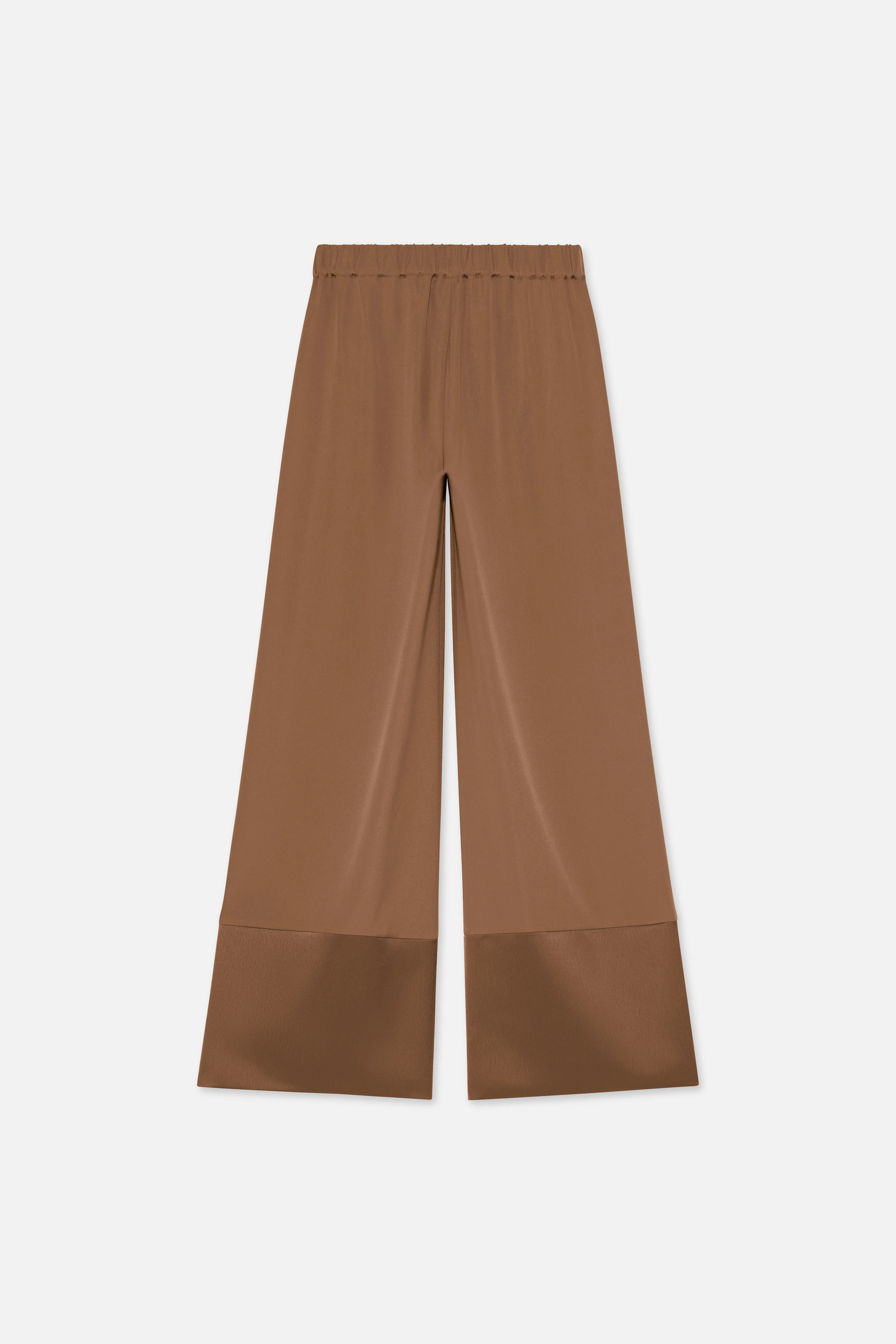 Satin Trim Trouser | Soft Bordeaux - Image 7