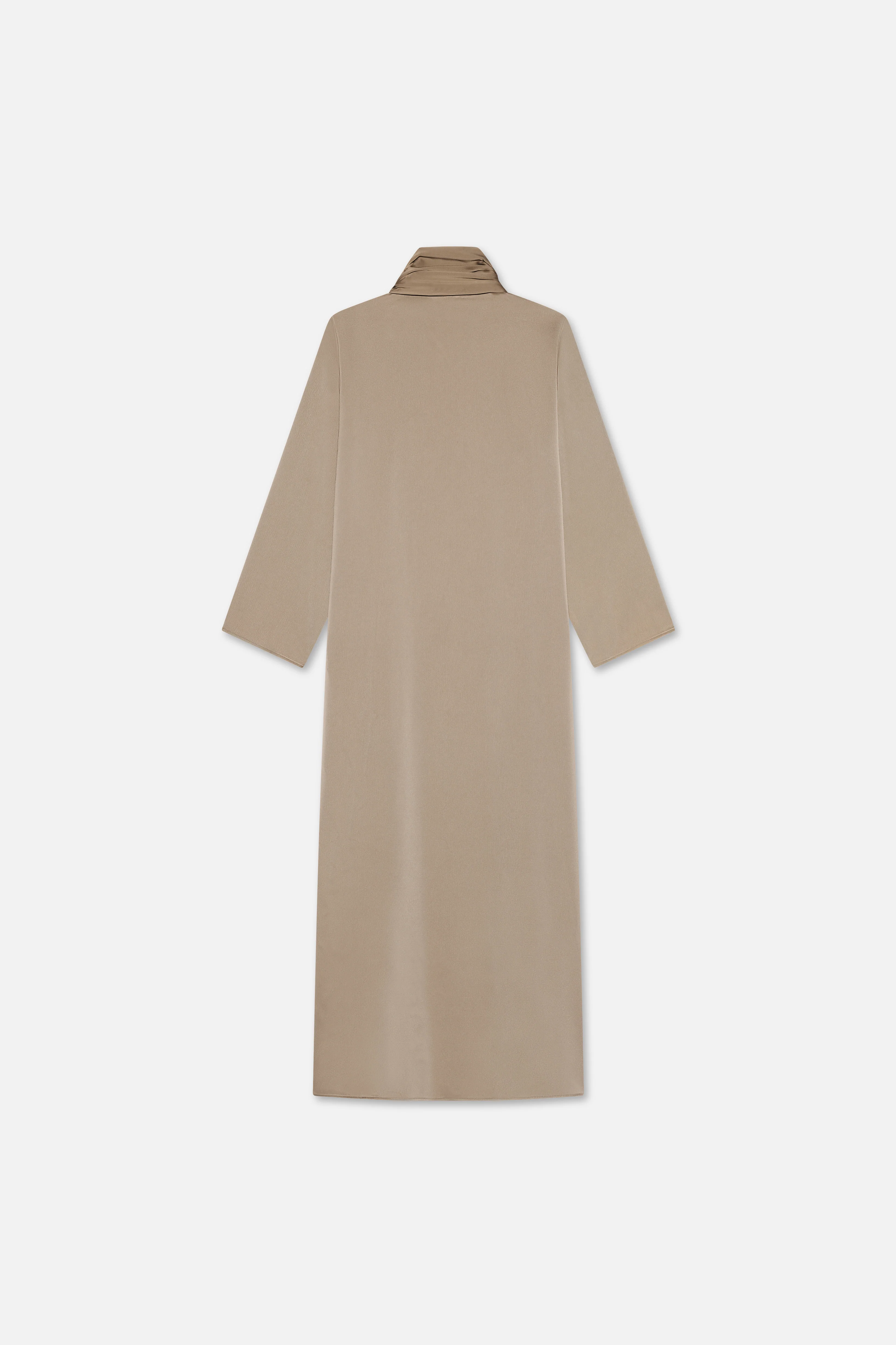 Shawl Dress | Khaki - Image 6
