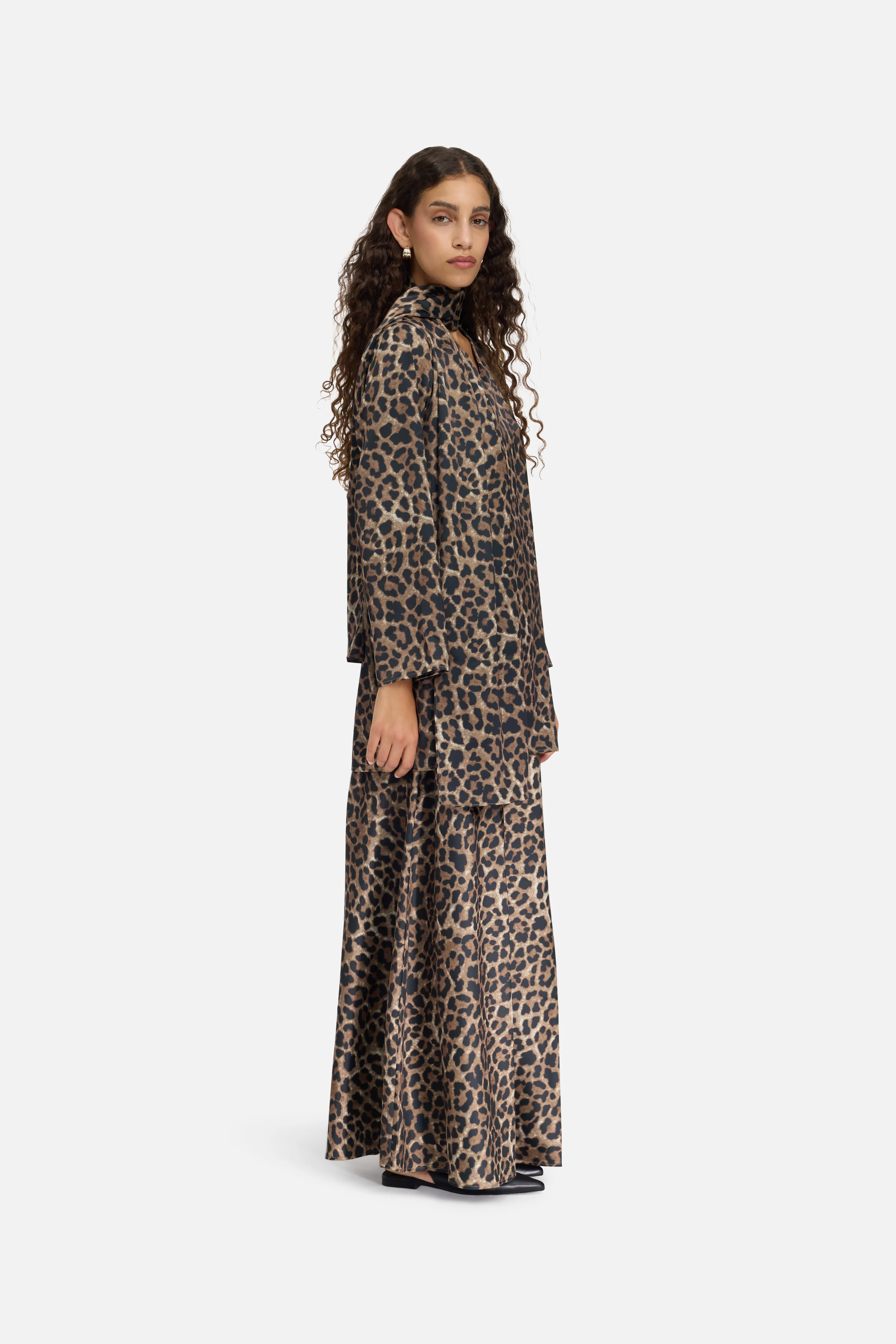 Shawl Shirt | Leopard - Image 2