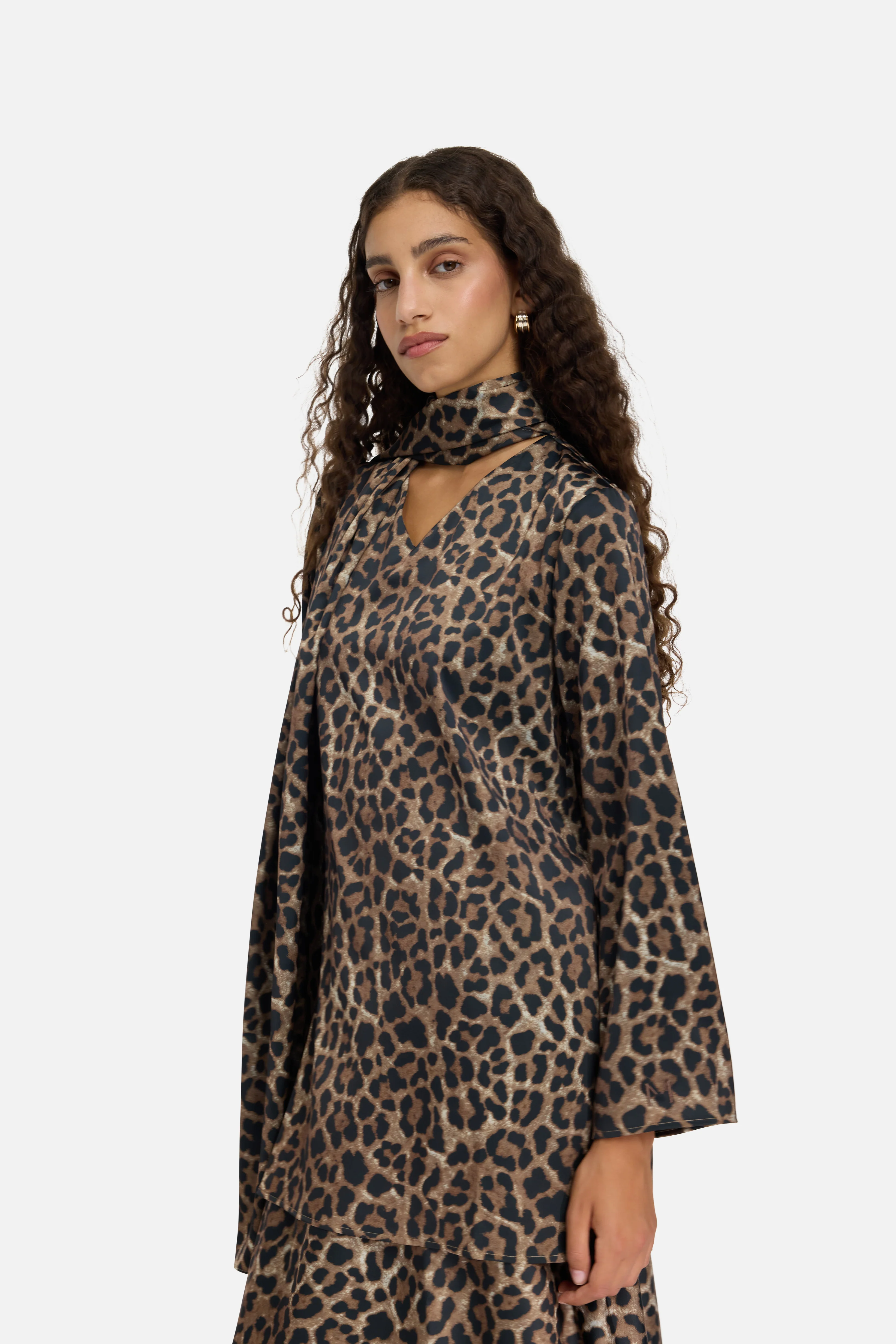 Shawl Shirt | Leopard - Image 4