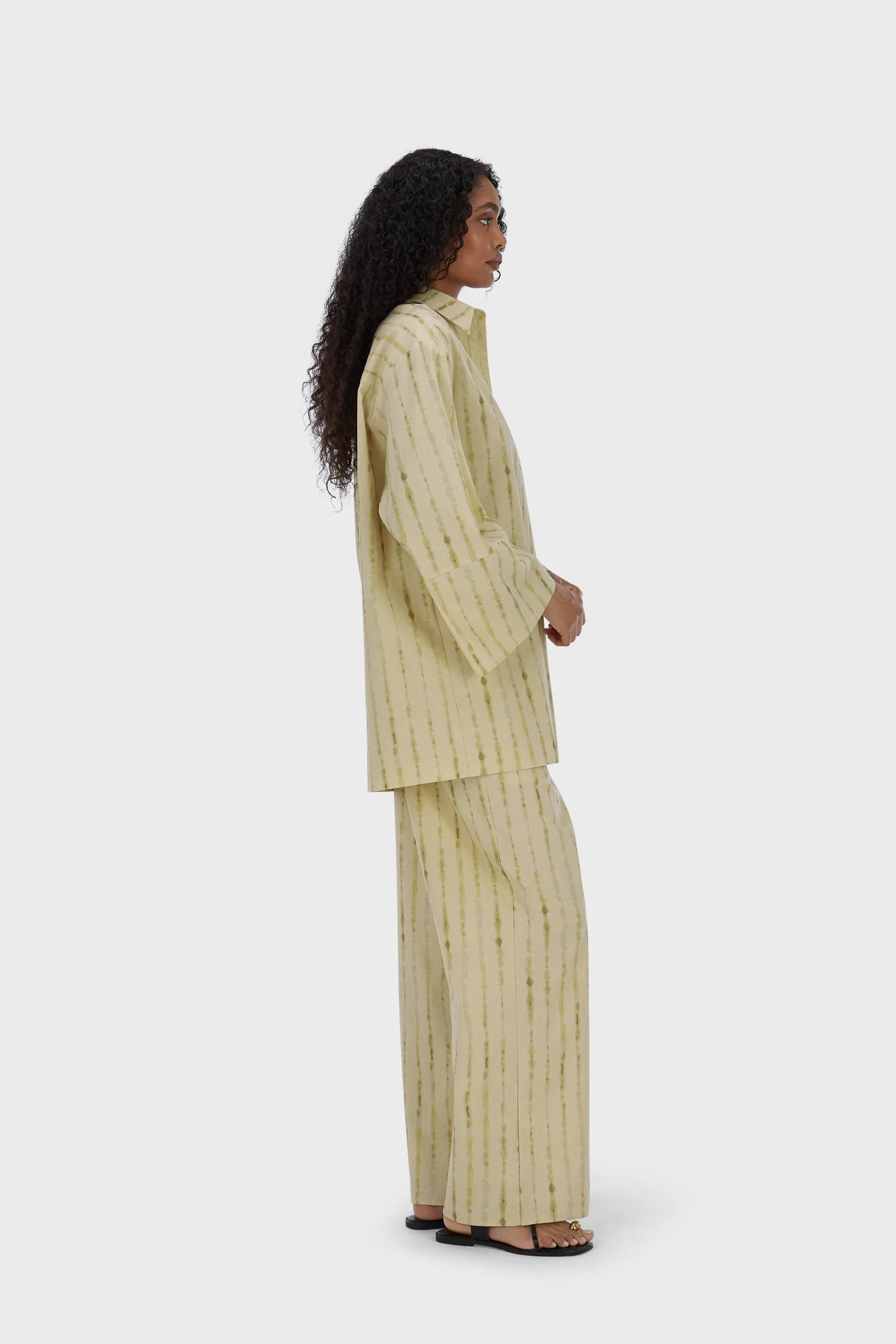 Shibori Top | Soft Khaki - Image 2