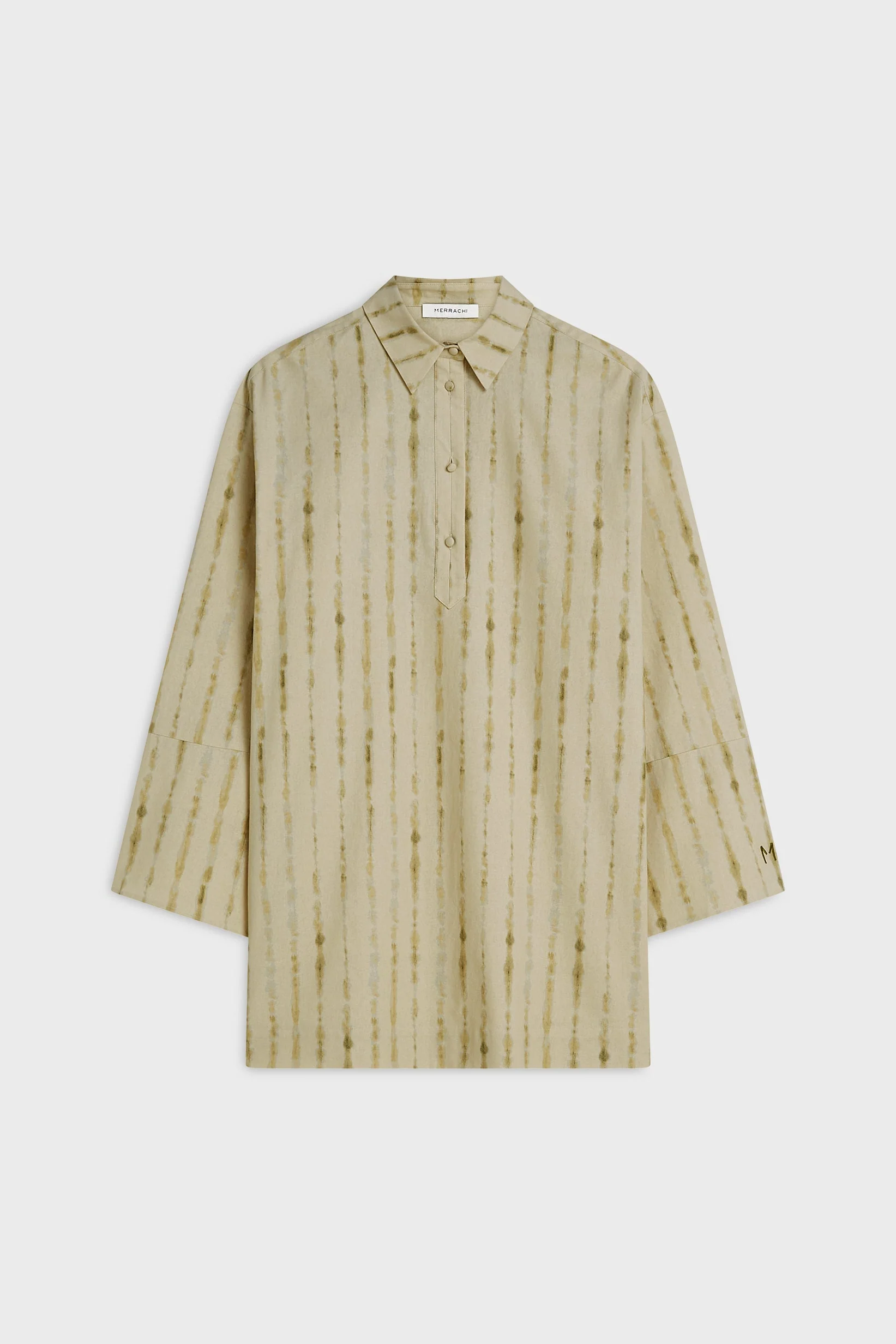 Shibori Top | Soft Khaki - Image 4