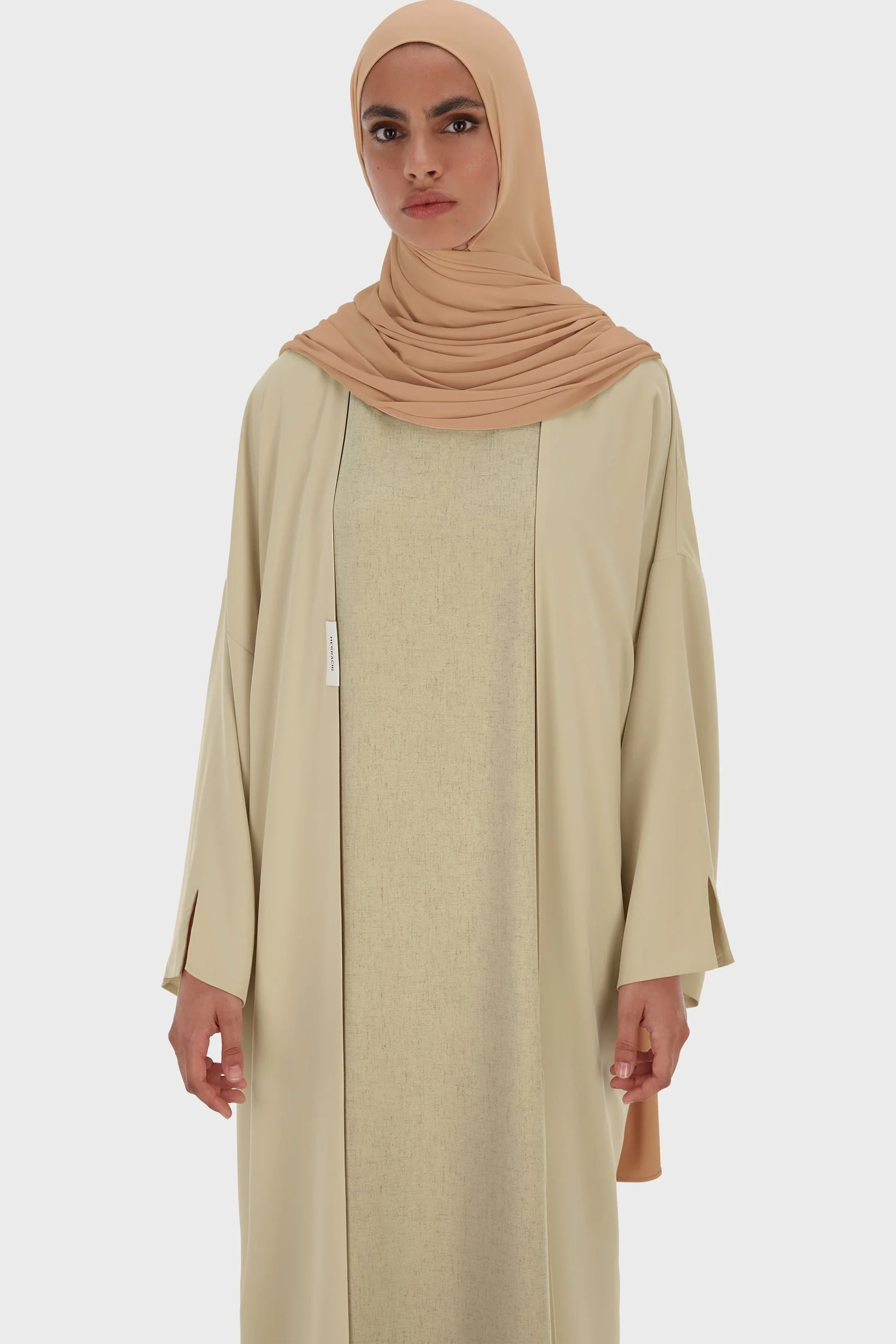 Sleeveless Dress | Warm Khaki - Image 3