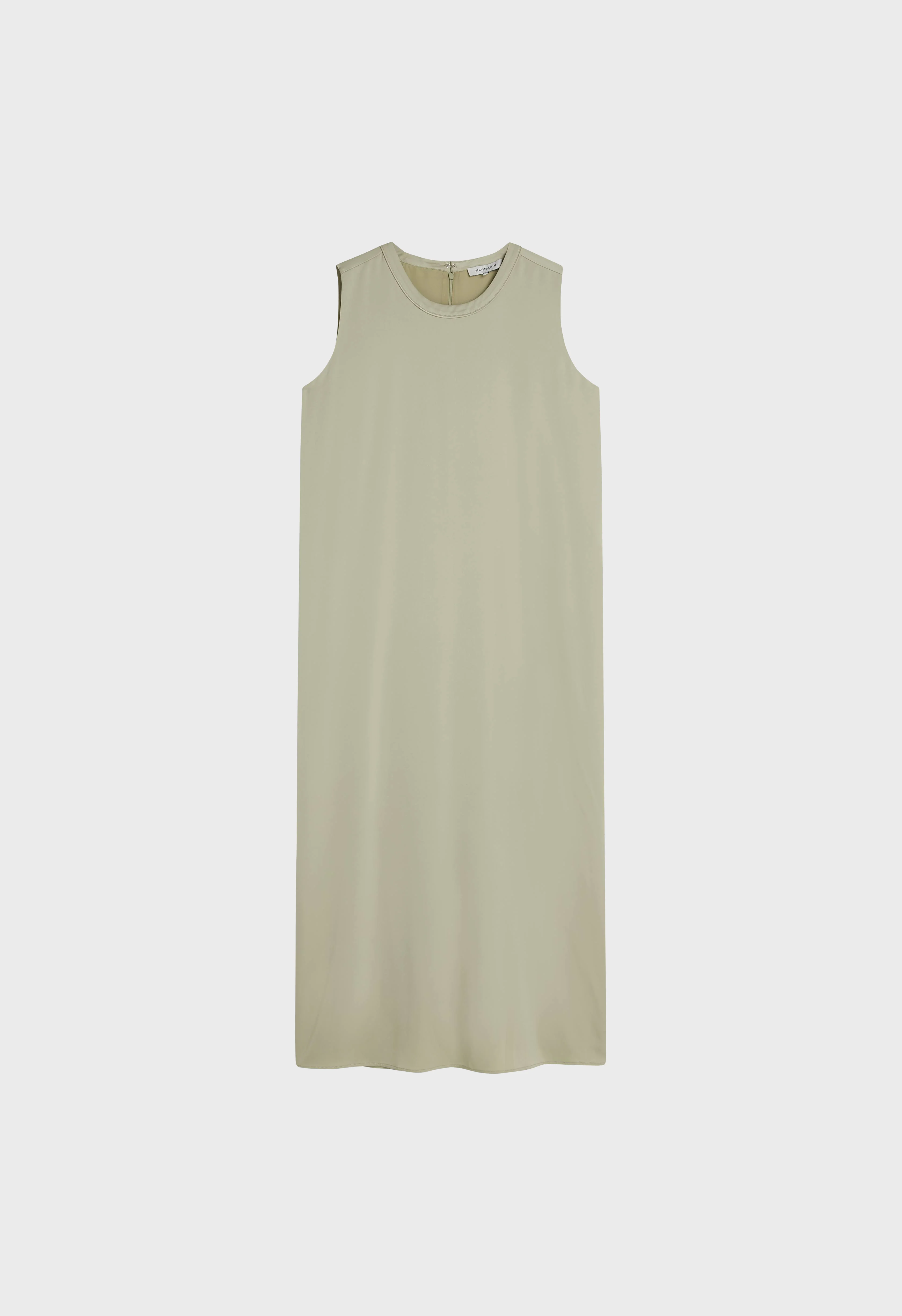 Sleeveless Satin Dress | Alfalfa - Image 3