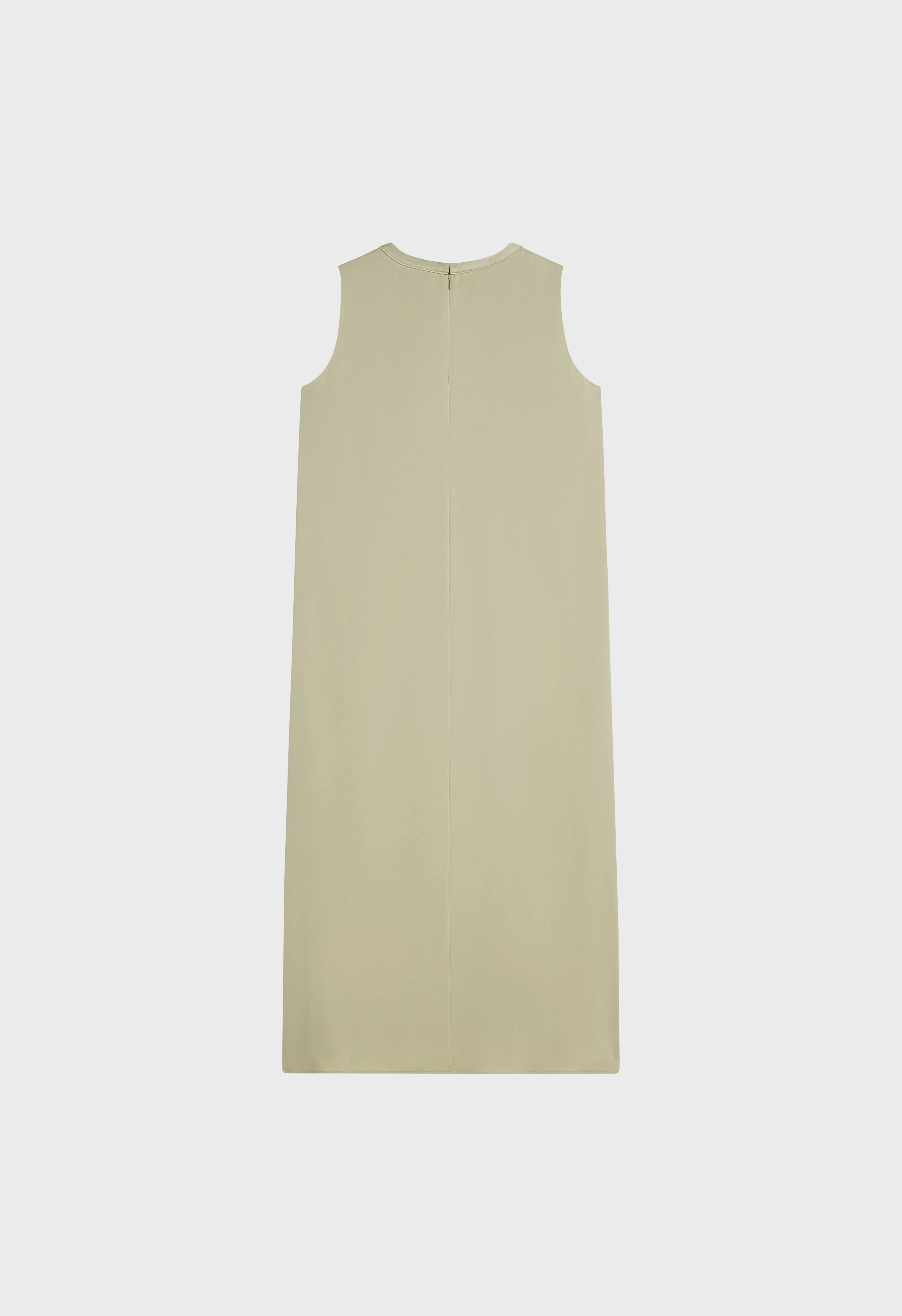 Sleeveless Satin Dress | Alfalfa - Image 4