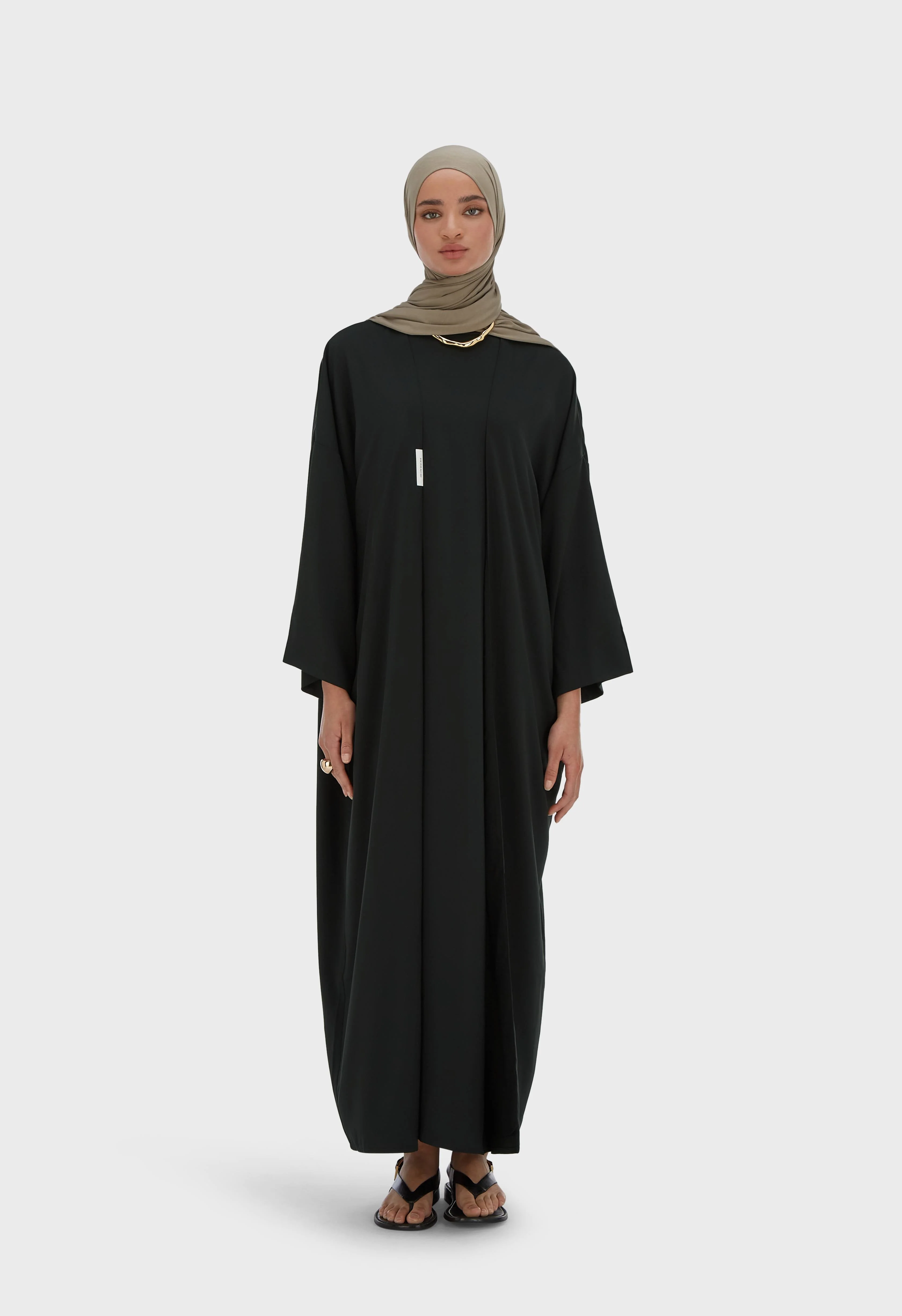 Sleeveless Woven Dress Regular | Black