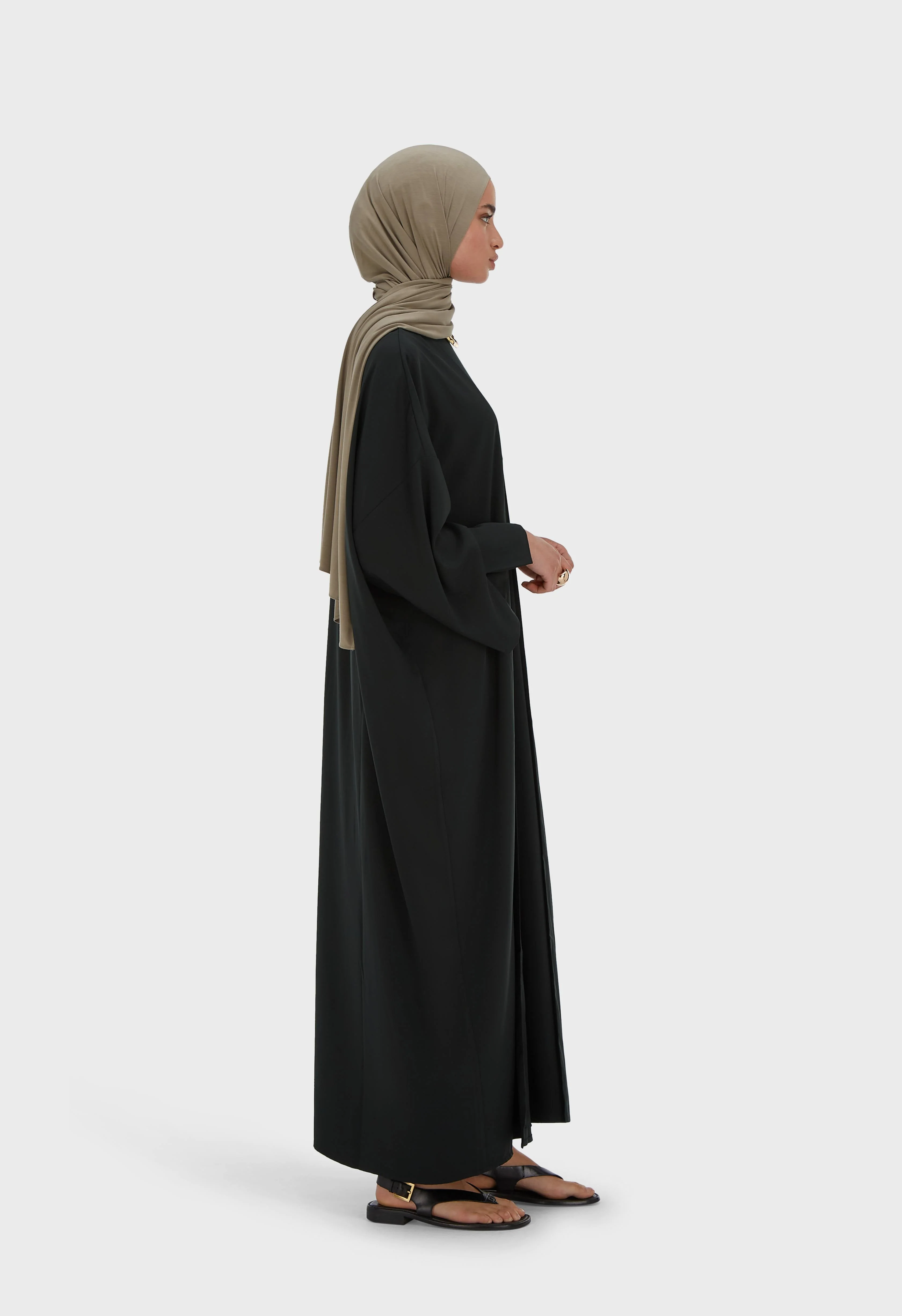 Sleeveless Woven Dress Regular | Black - Image 2