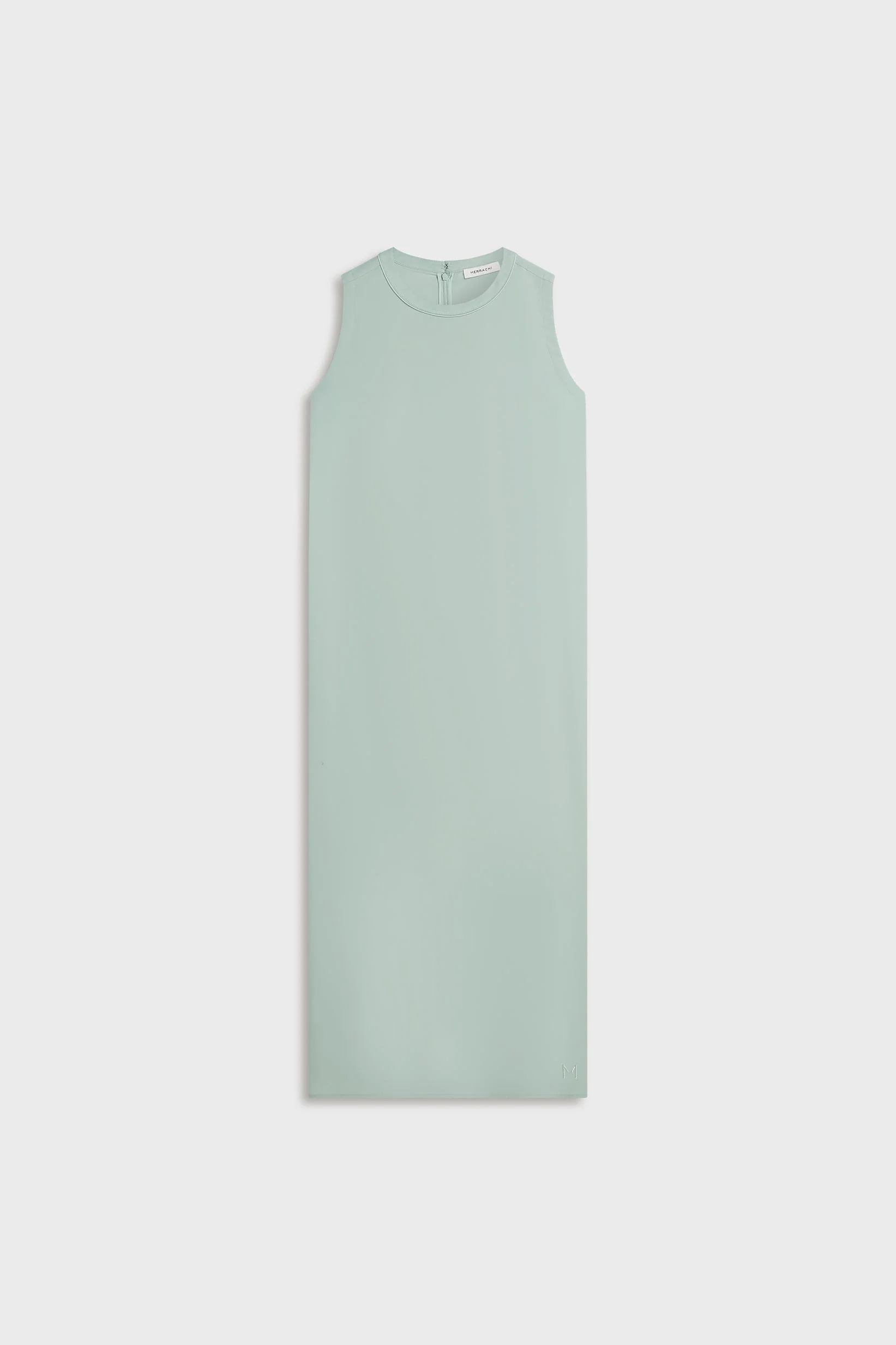 Sleeveless Woven Dress Regular | Lake - Image 4