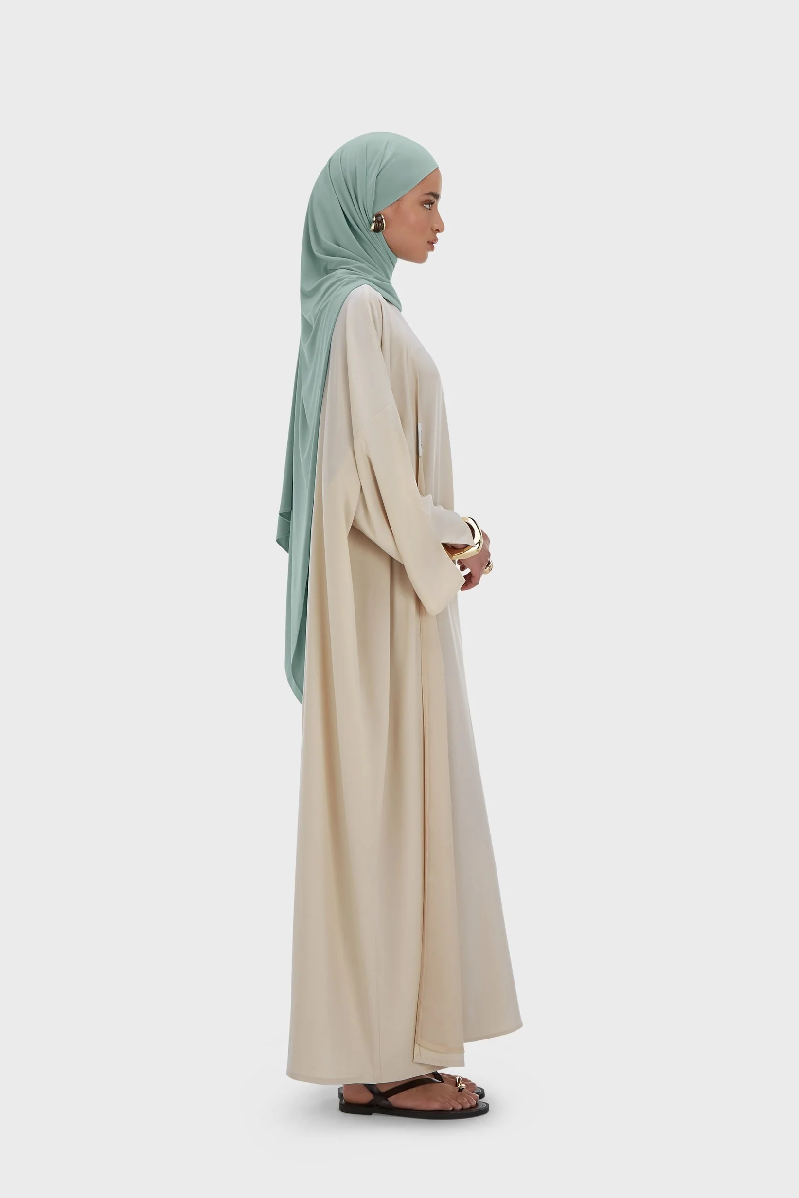 Sleeveless Woven Dress Regular | Moon Grey - Image 2