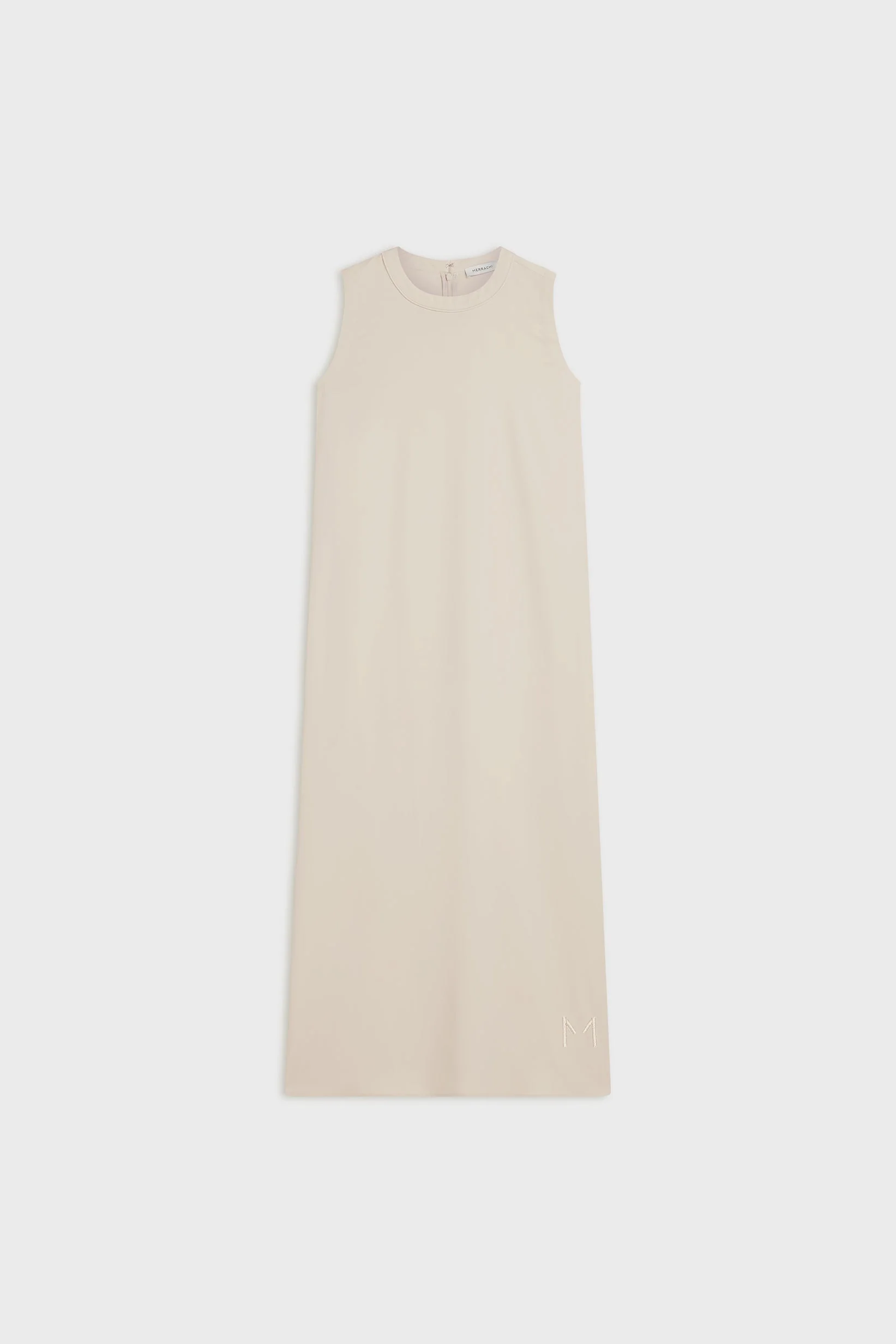 Sleeveless Woven Dress Regular | Moon Grey - Image 4