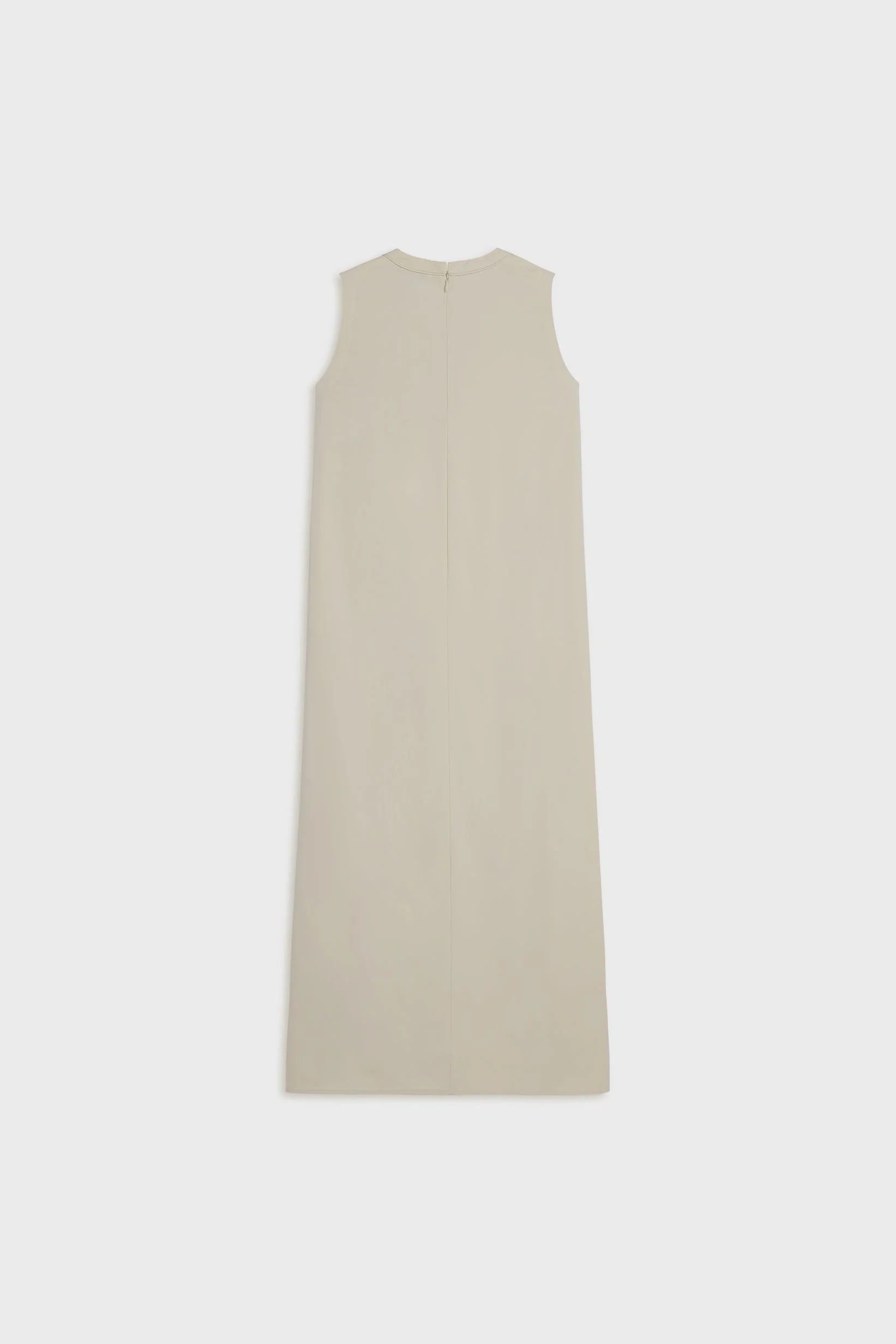 Sleeveless Woven Dress Regular | Moss Gray - Image 5