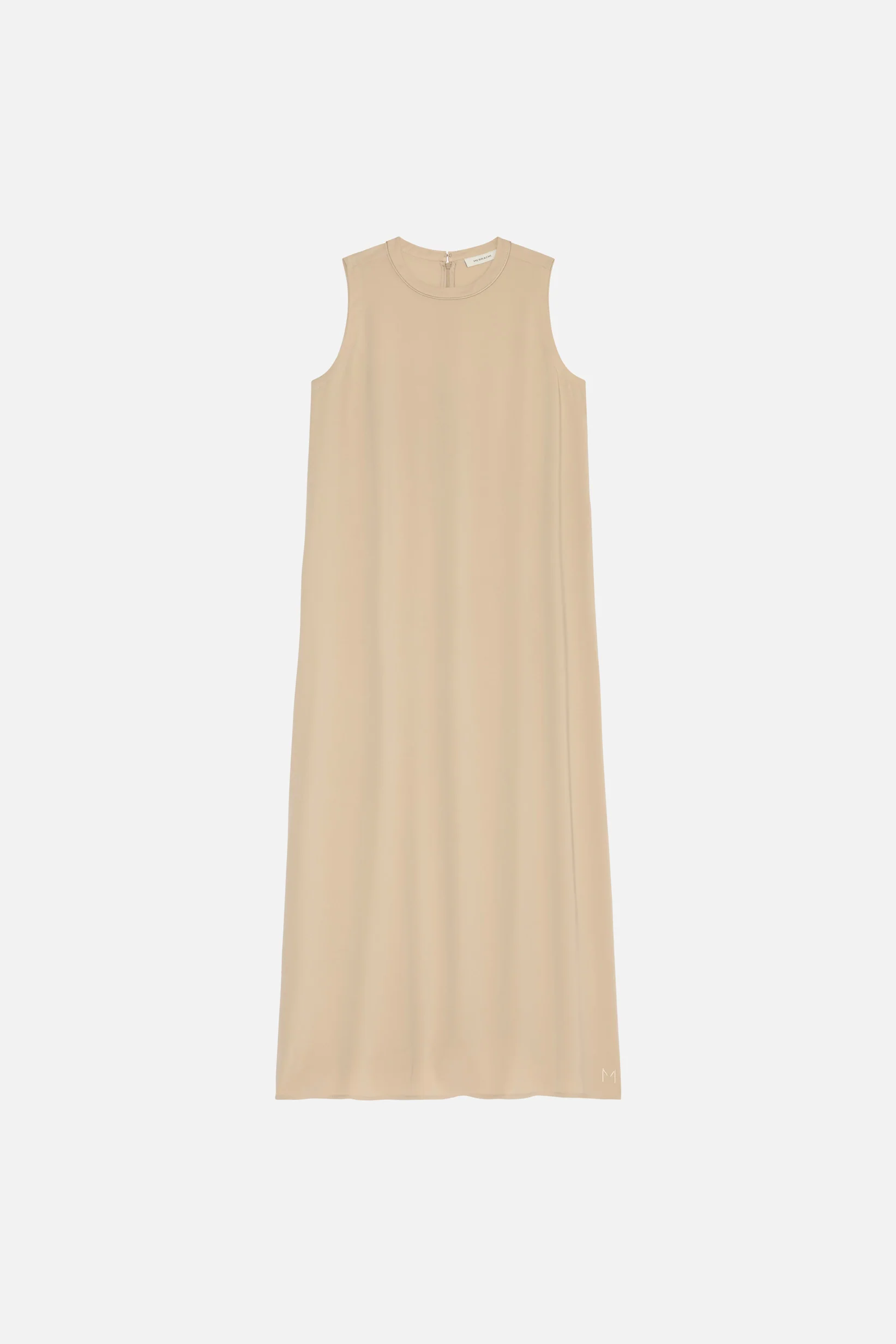 Sleeveless Woven Dress Regular | Oat - Image 4