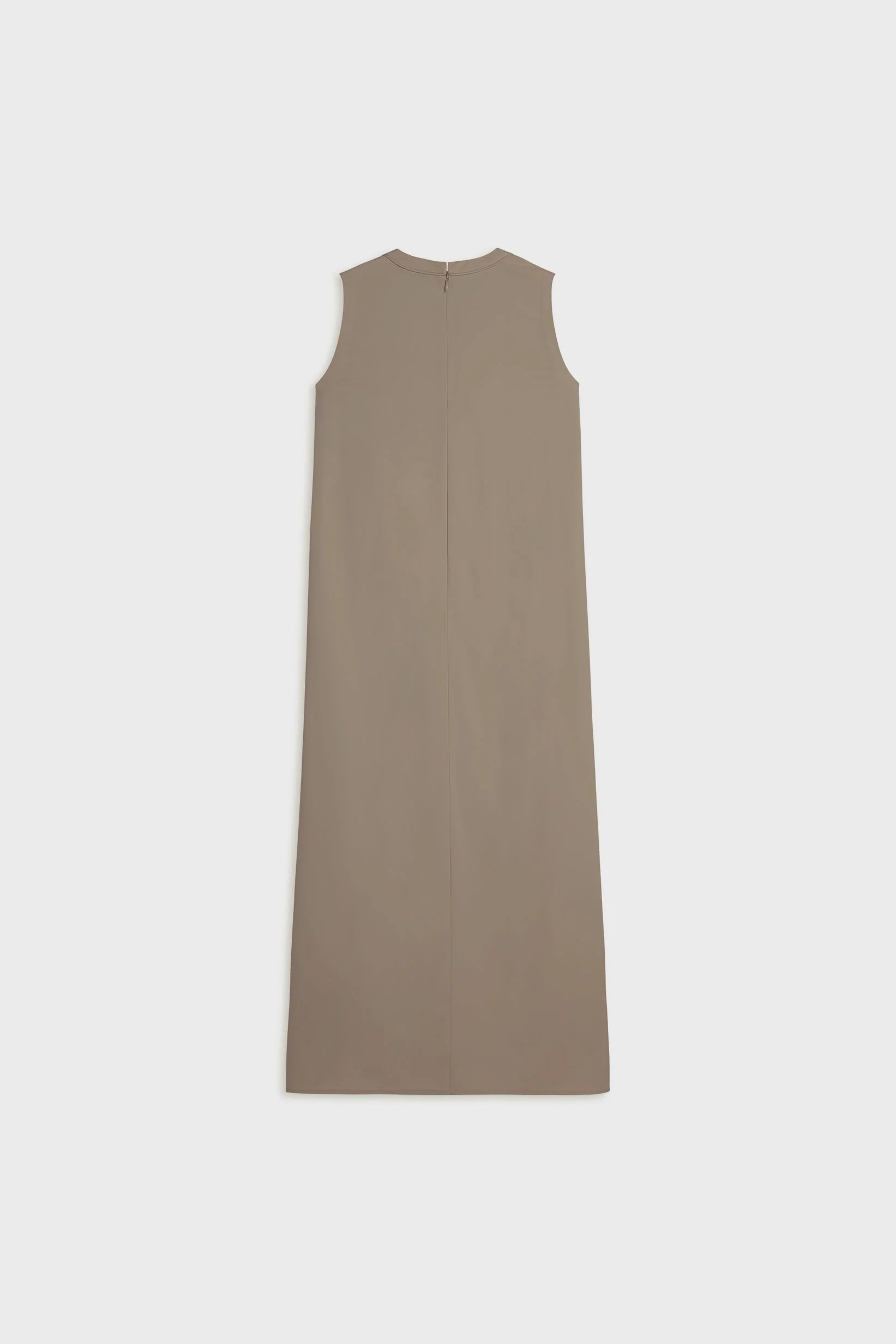 Sleeveless Woven Dress Regular | Taupe - Image 5