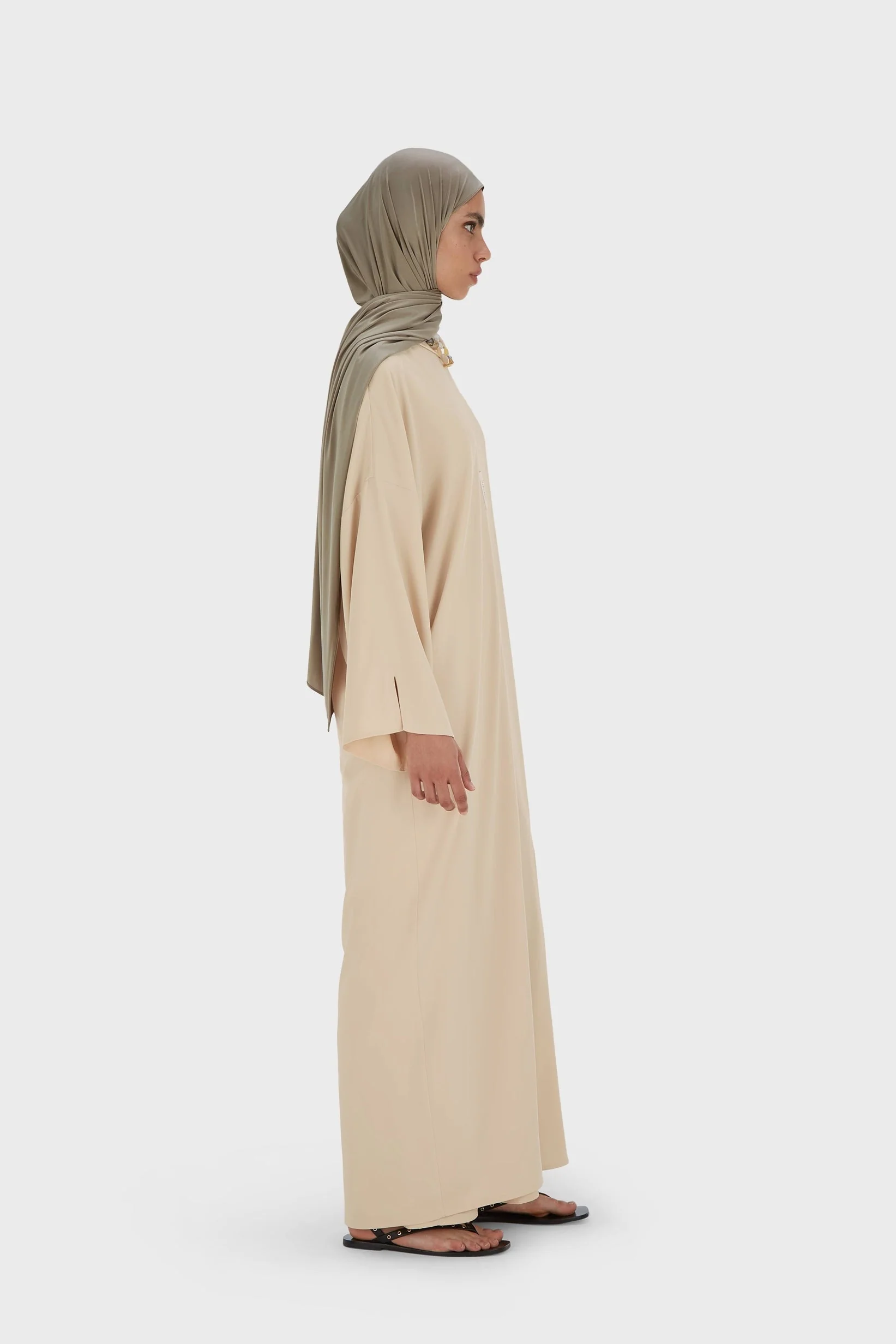 Sleeveless Woven Dress Short | Warm Butter - Image 2