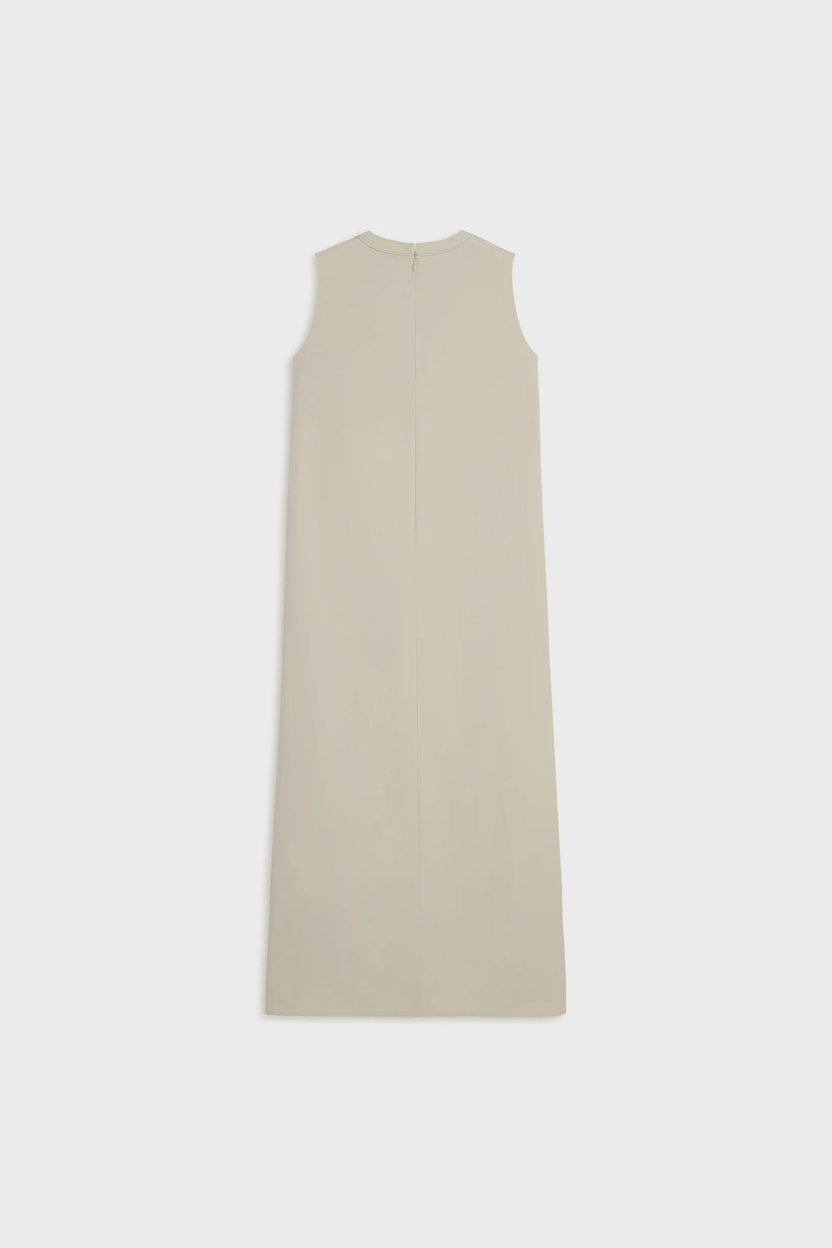 Sleeveless Woven Dress Short | Moss Gray - Image 4