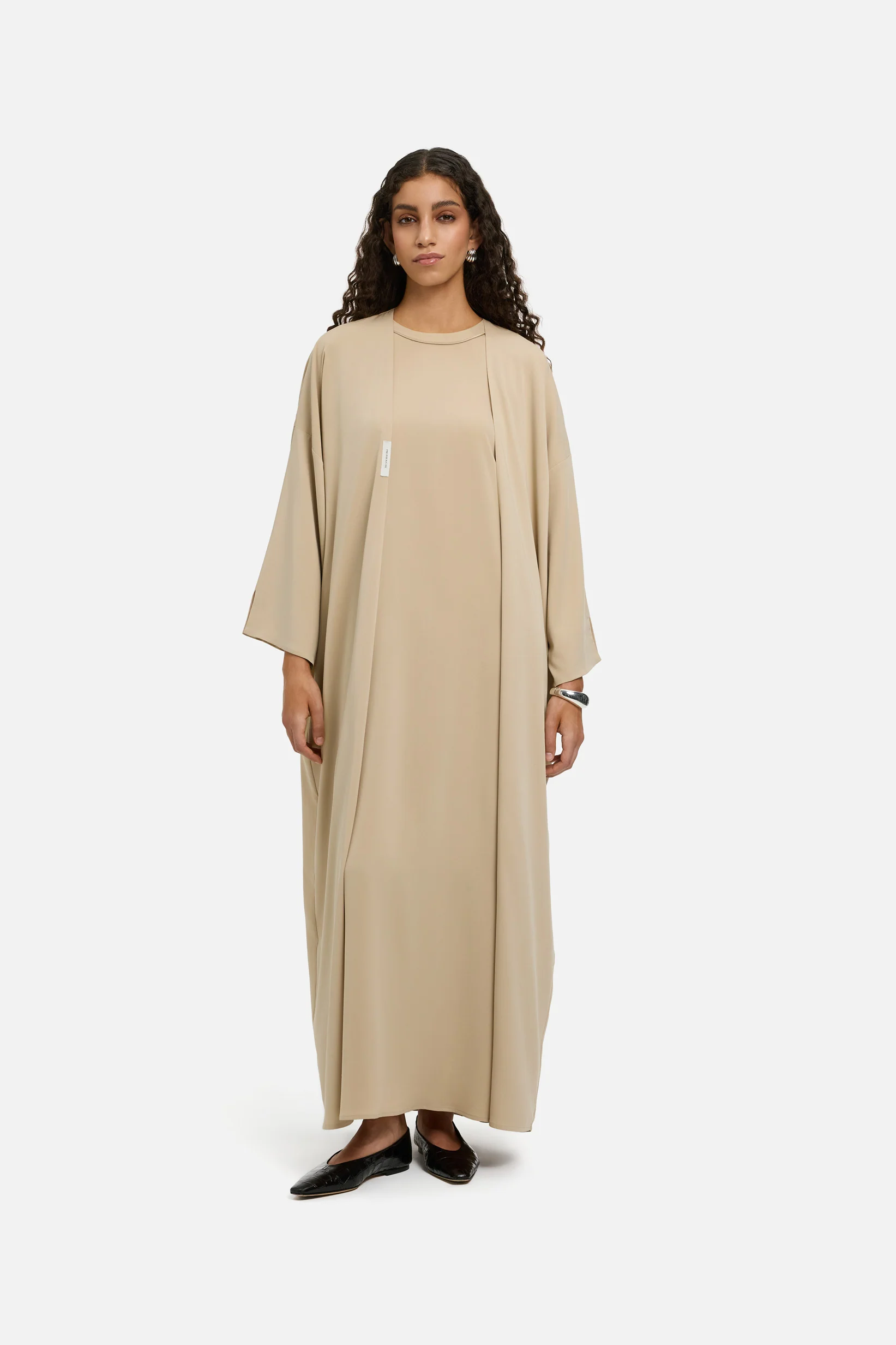 Sleeveless Woven Dress Short | Oat