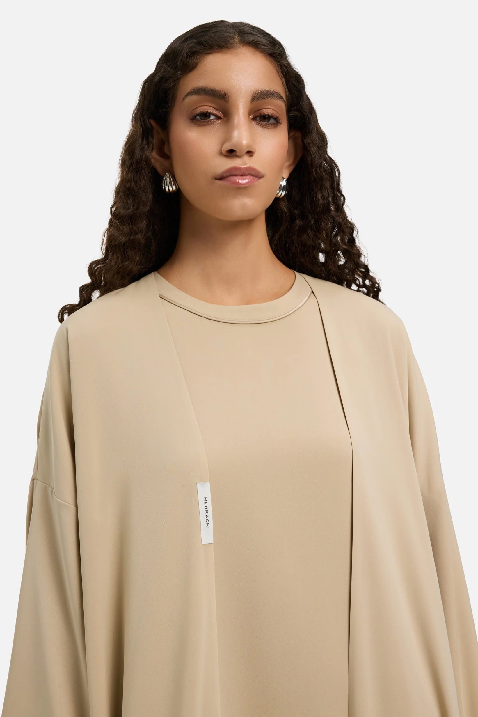 Sleeveless Woven Dress Short | Oat - Image 3