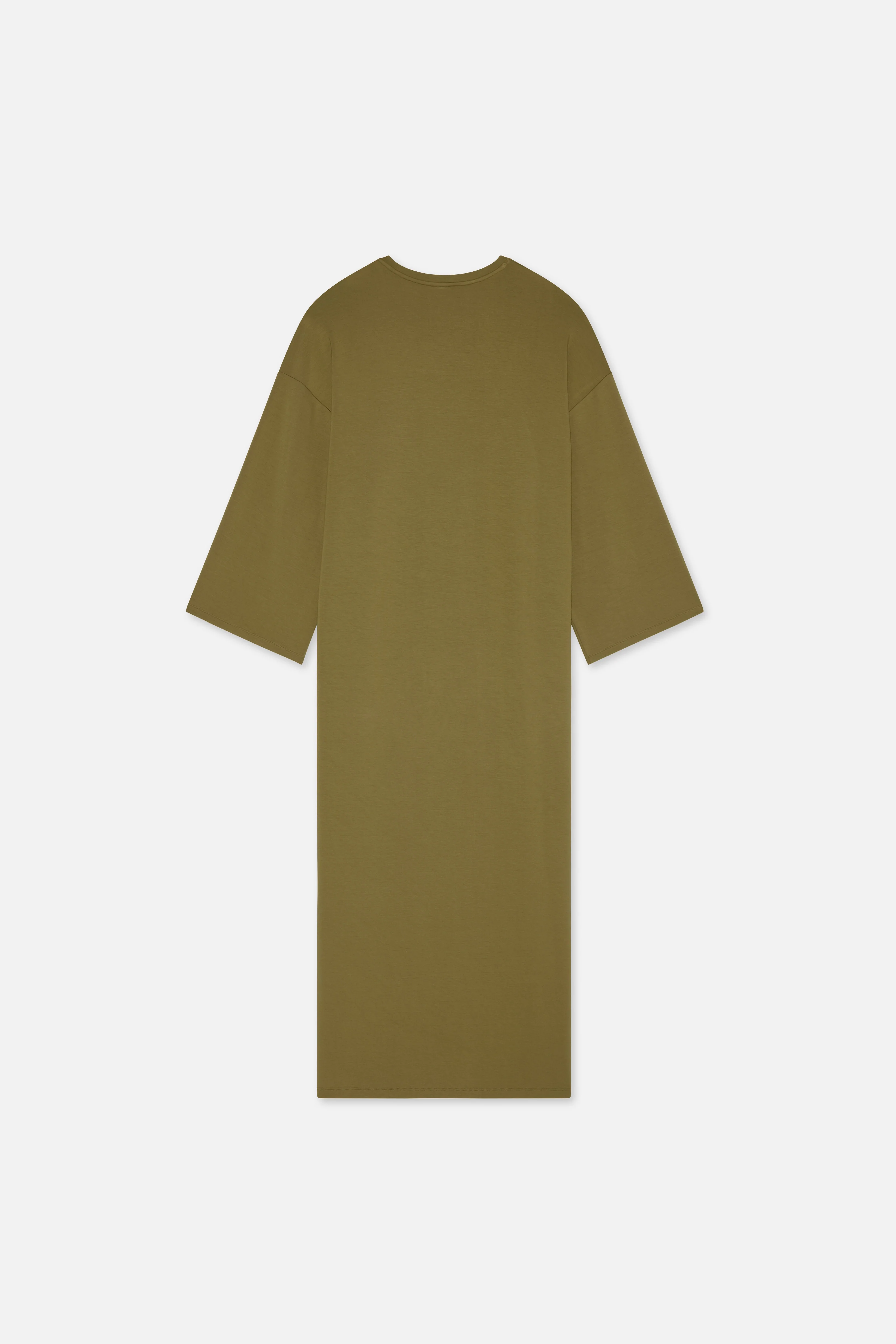 Soft Rayon Dress | Olive - Image 5