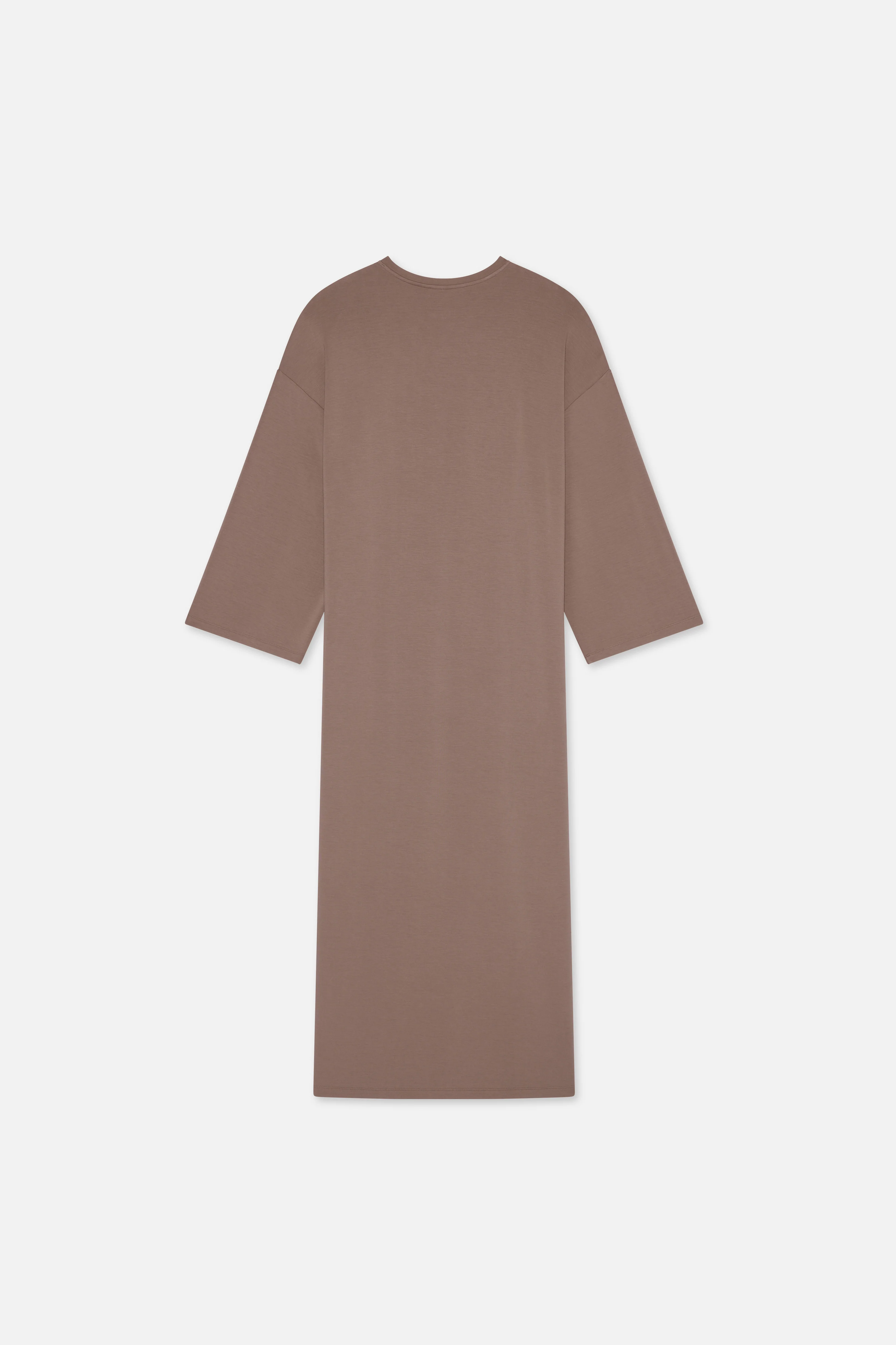 Soft Rayon Dress | Taupe Rose - Image 5