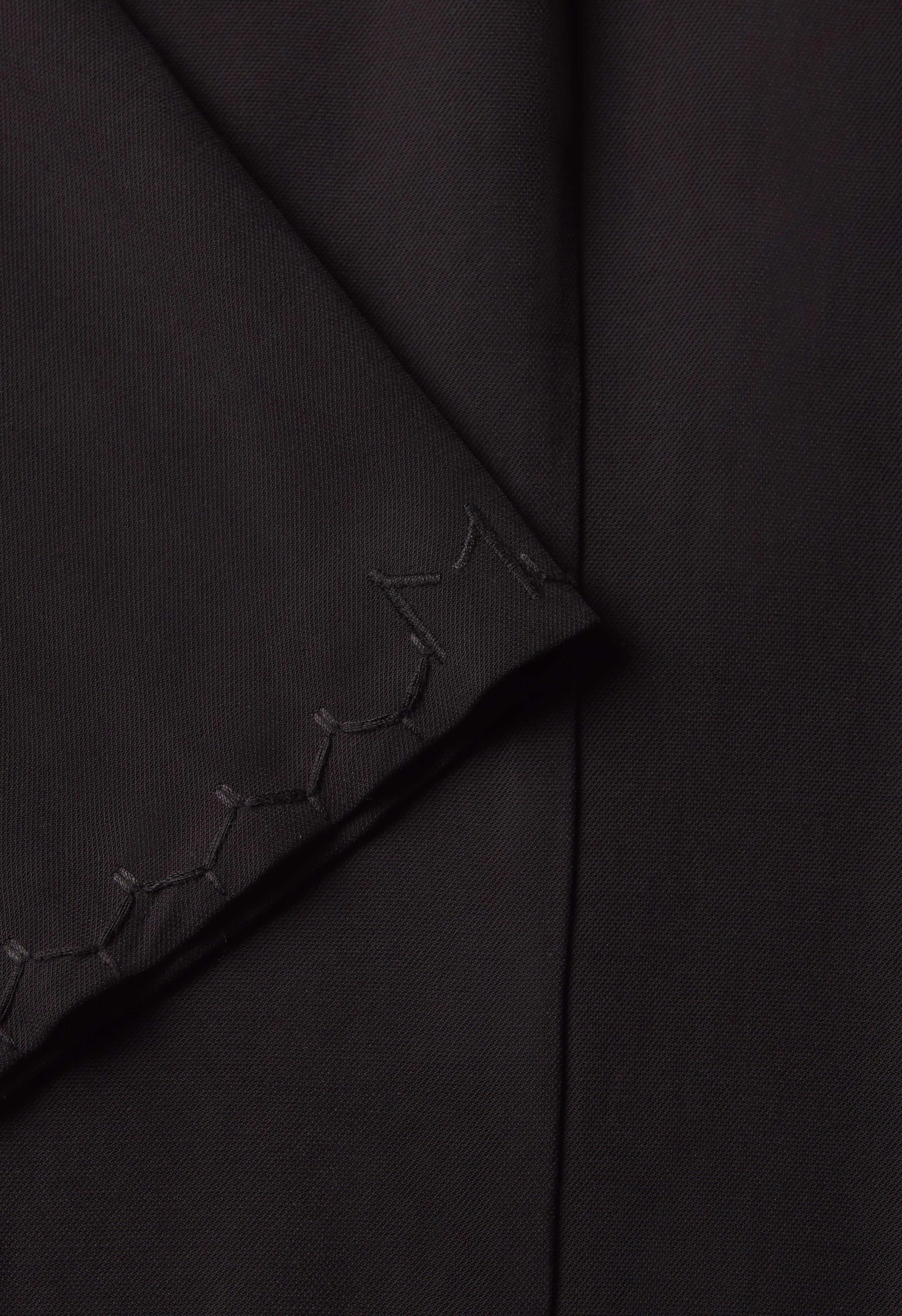 Soft Woven Tailored Dress | Black - Image 3