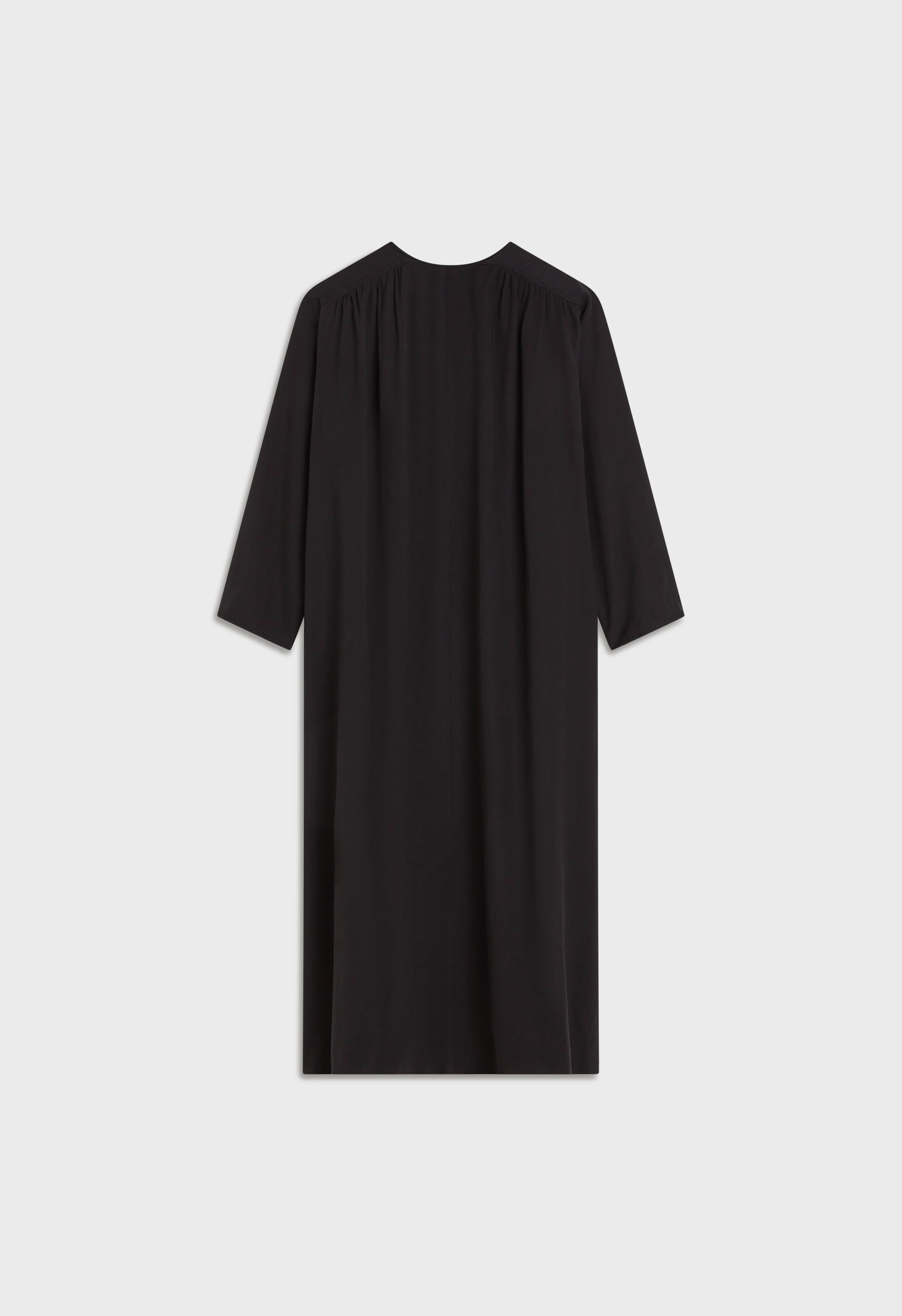 Soft Woven Tailored Dress | Black - Image 4