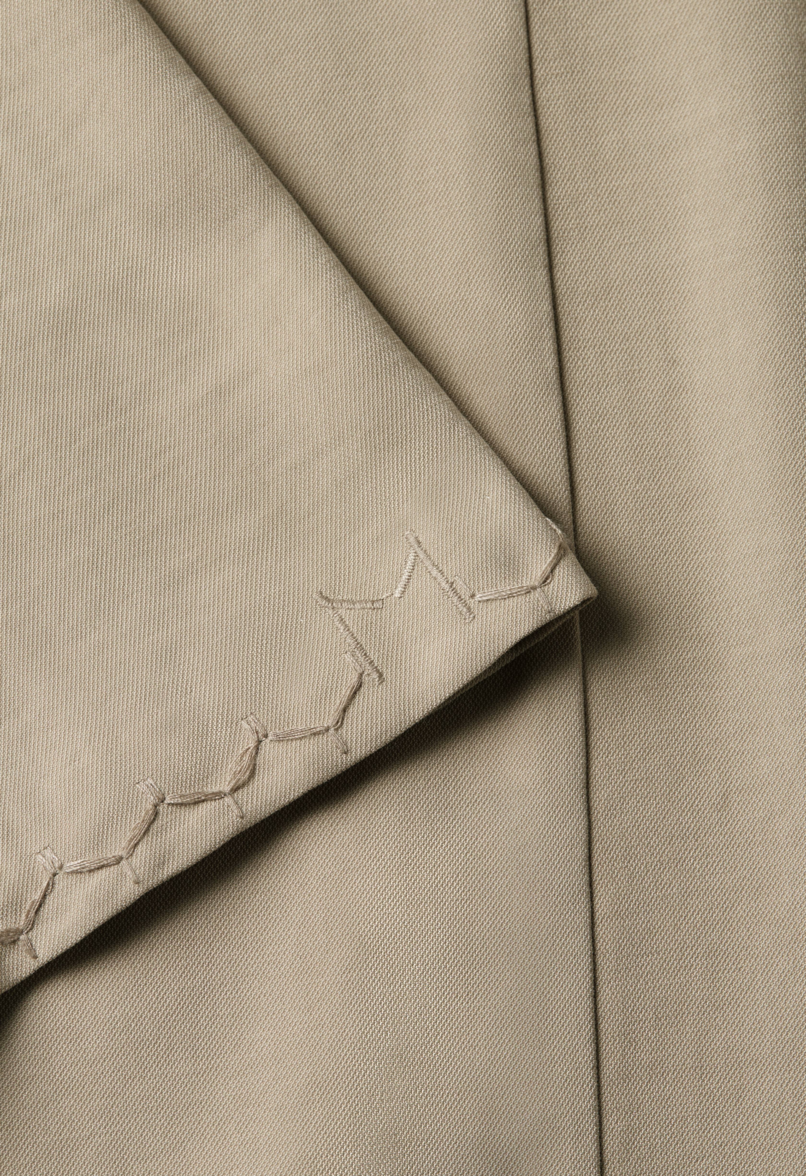 Soft Woven Tailored Dress | Mocha - Image 3