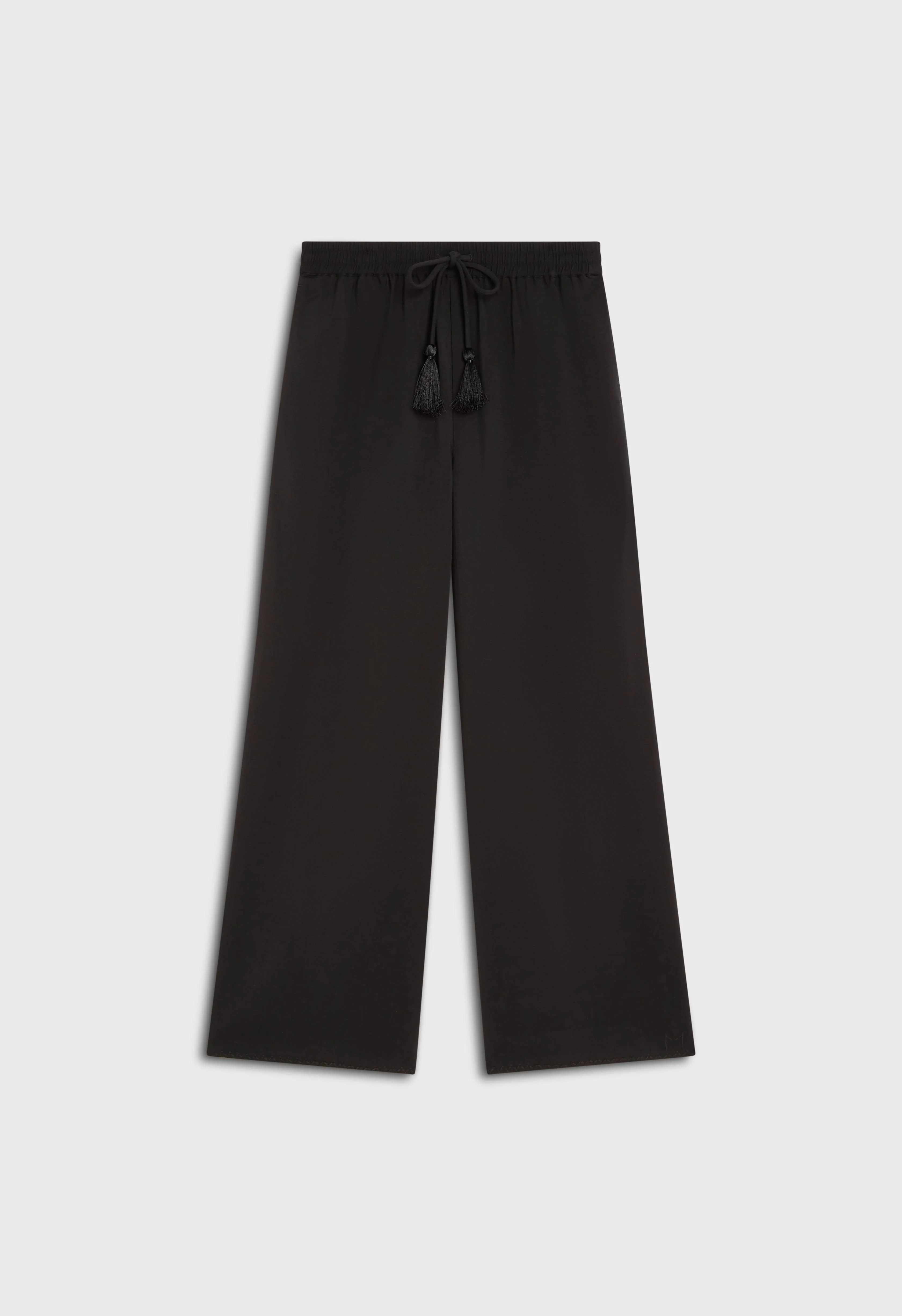 Soft Woven Tailored Pants | Black - Image 3
