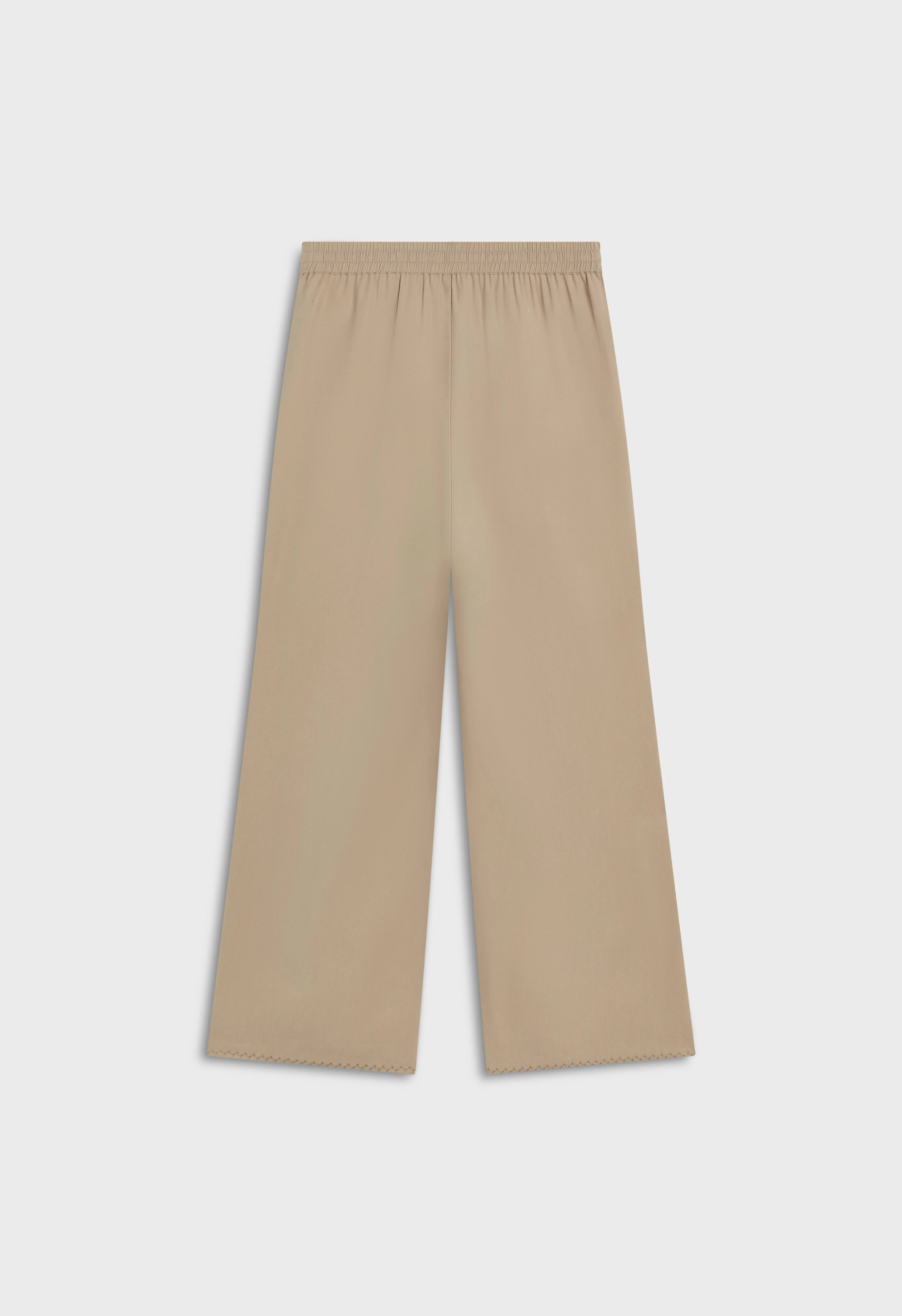 Soft Woven Tailored Pants | Mocha - Image 4