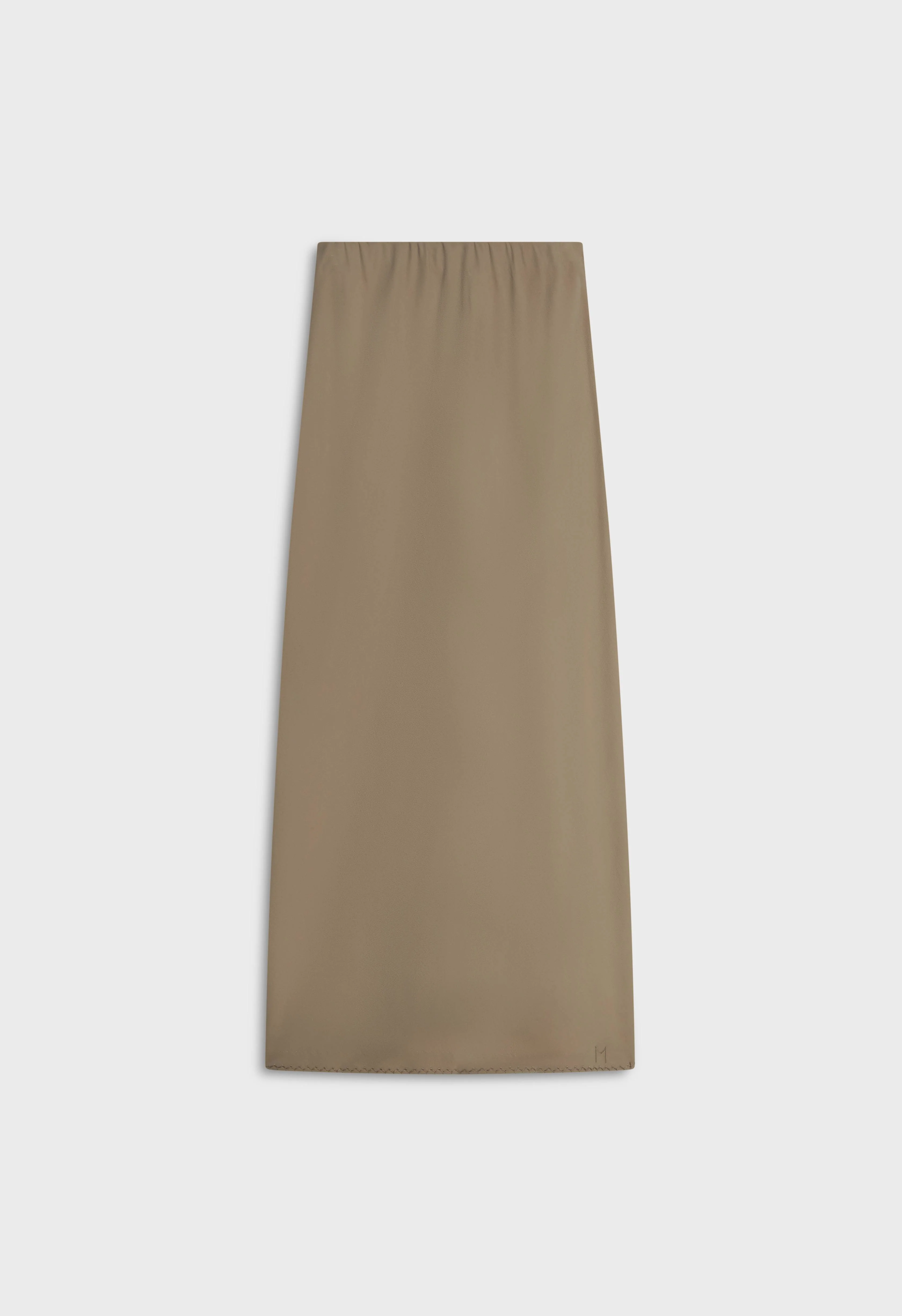 Soft Woven Tailored Skirt | Desert Brown - Image 4