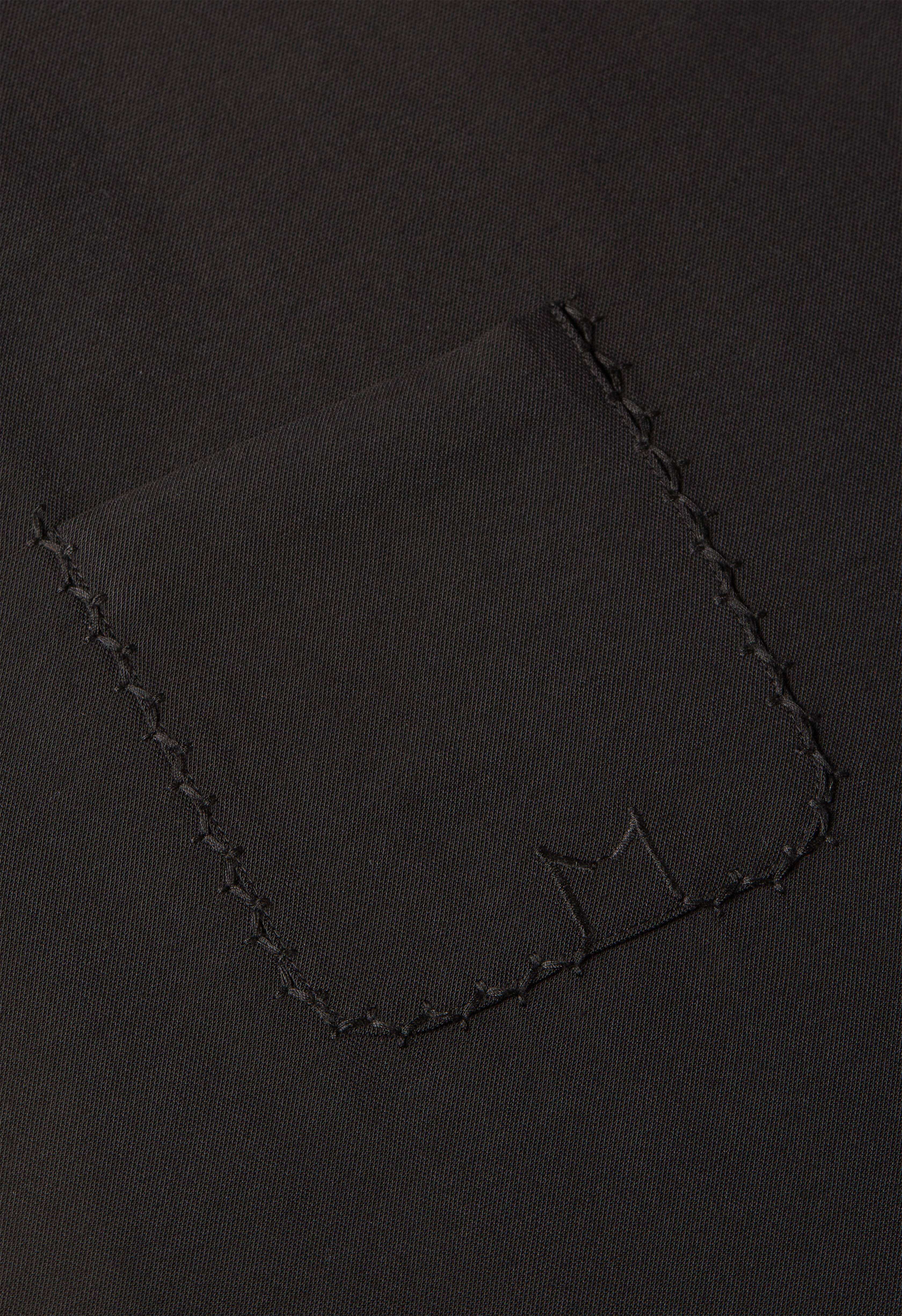 Soft Woven Tailored Top | Black - Image 3