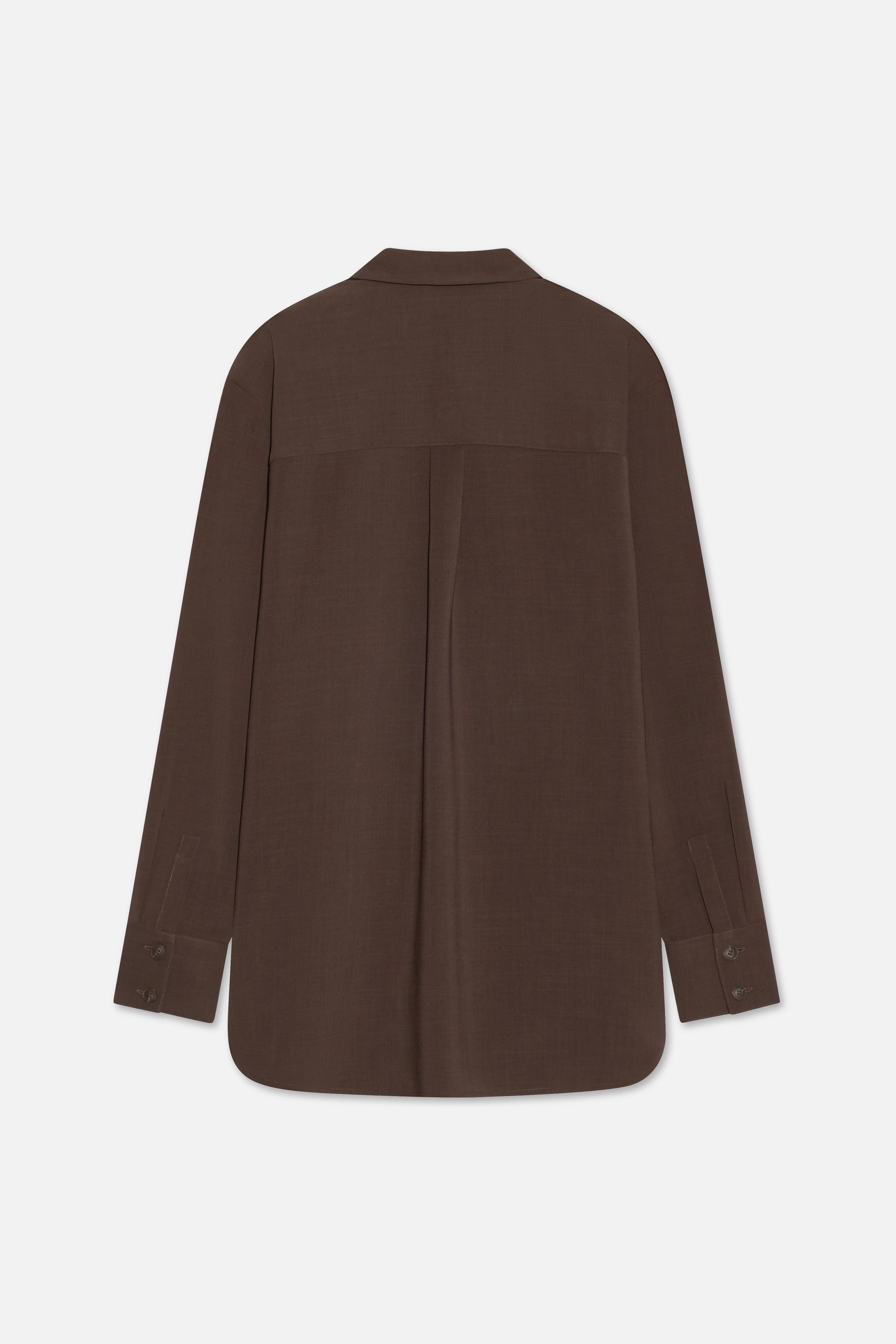 Straight Shirt | Dark Brown - Image 6