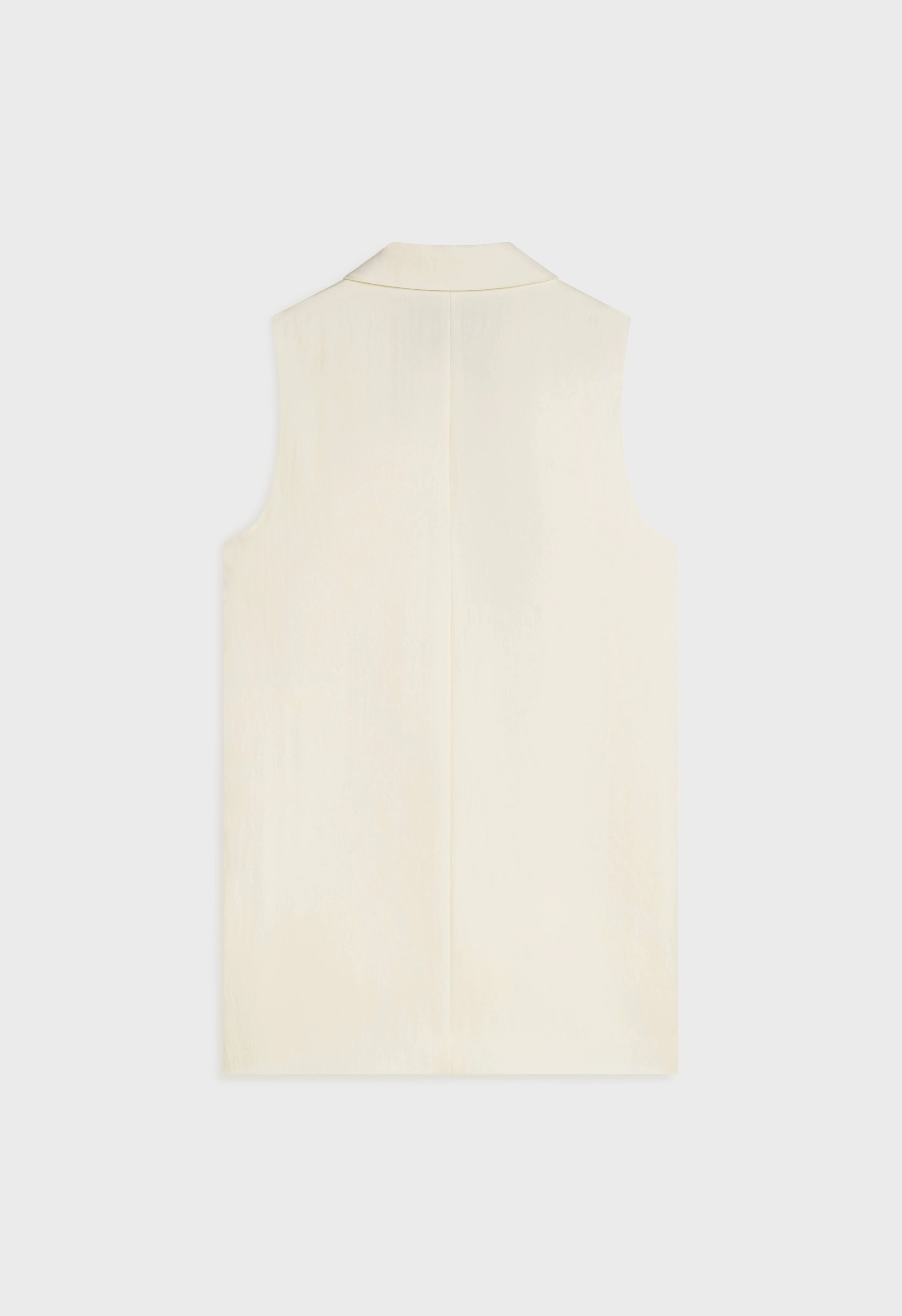 Structured Vest | Off White - Image 4