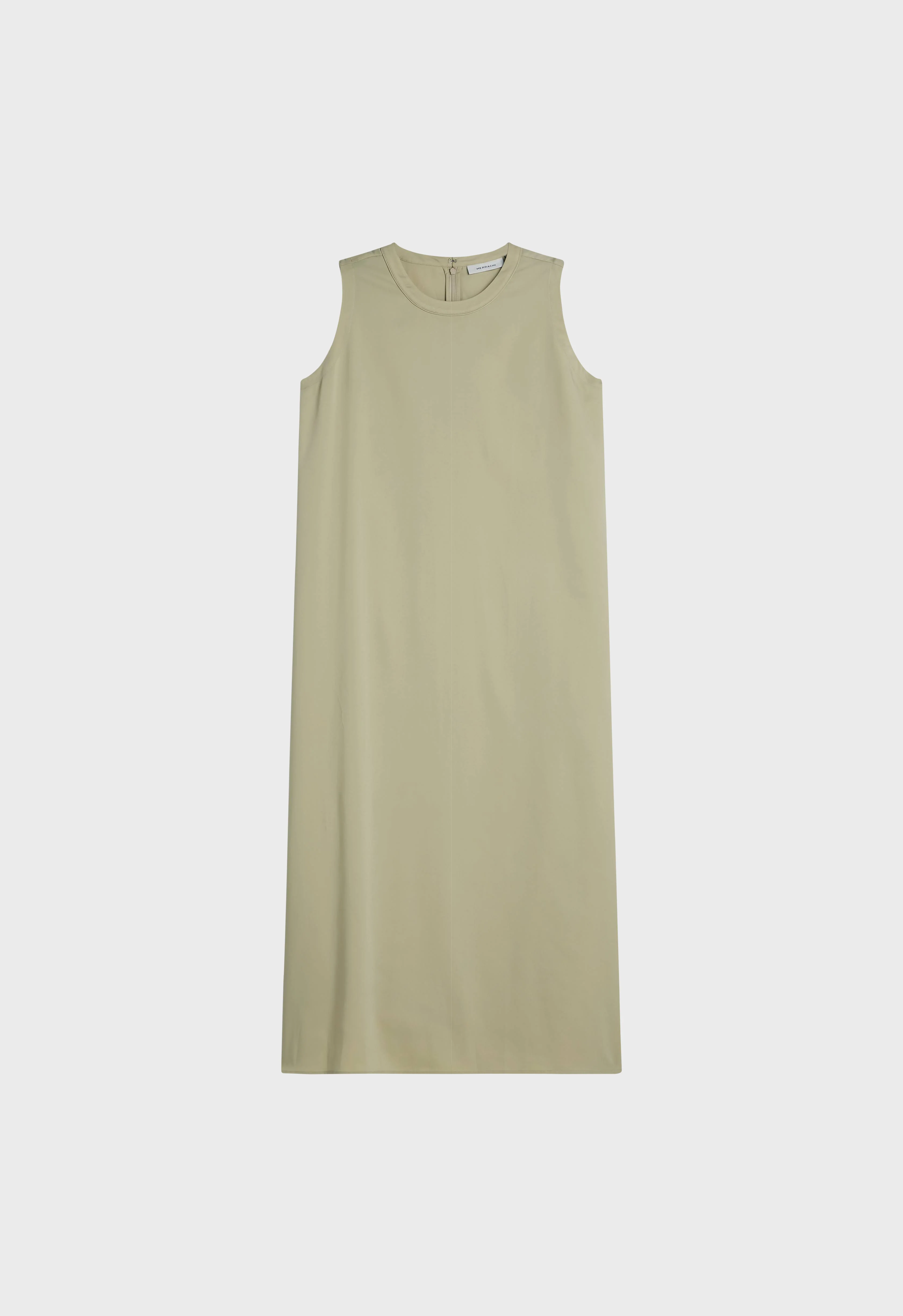 Summer Sleeveless Dress | Soft Khaki - Image 3