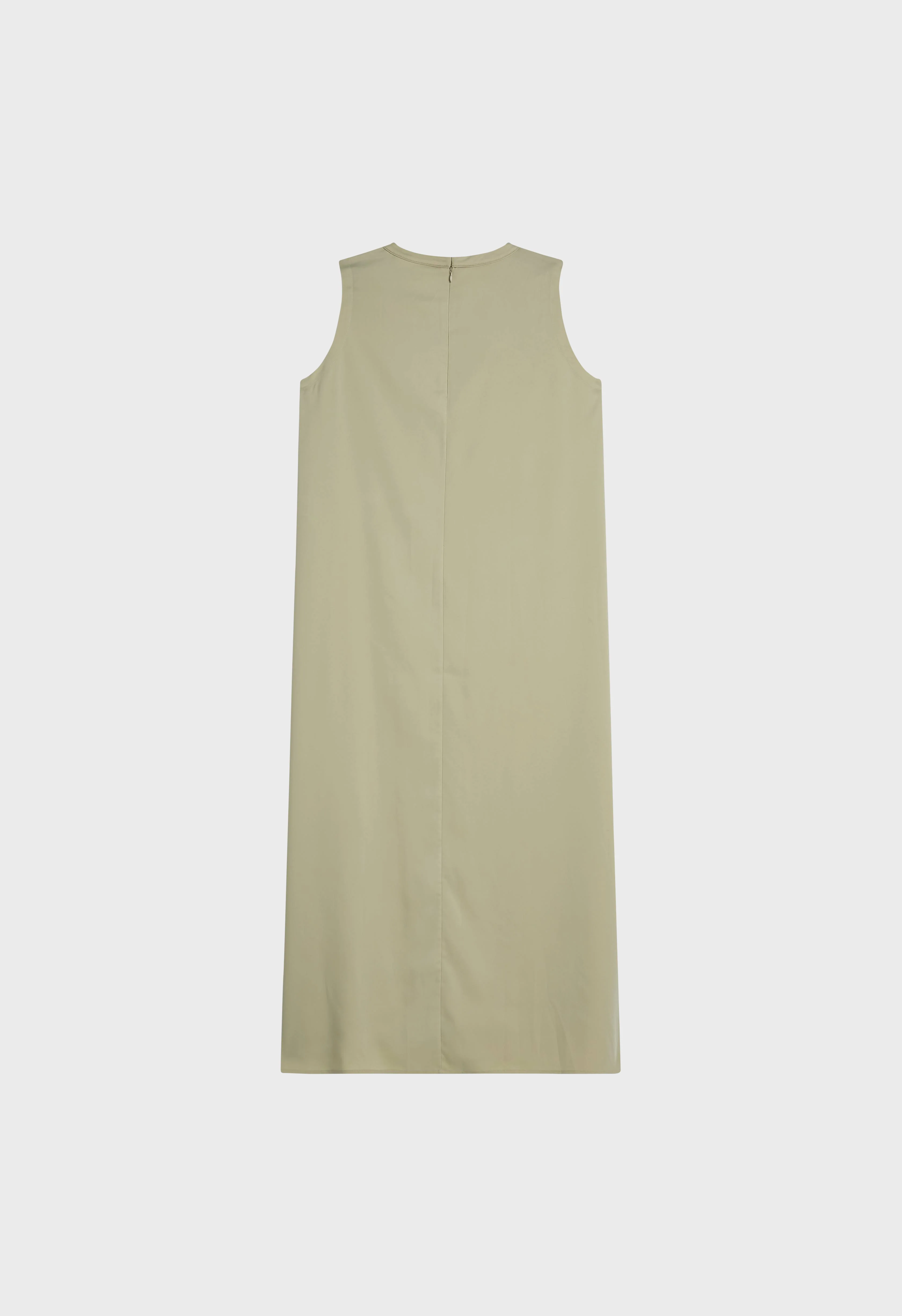 Summer Sleeveless Dress | Soft Khaki - Image 4