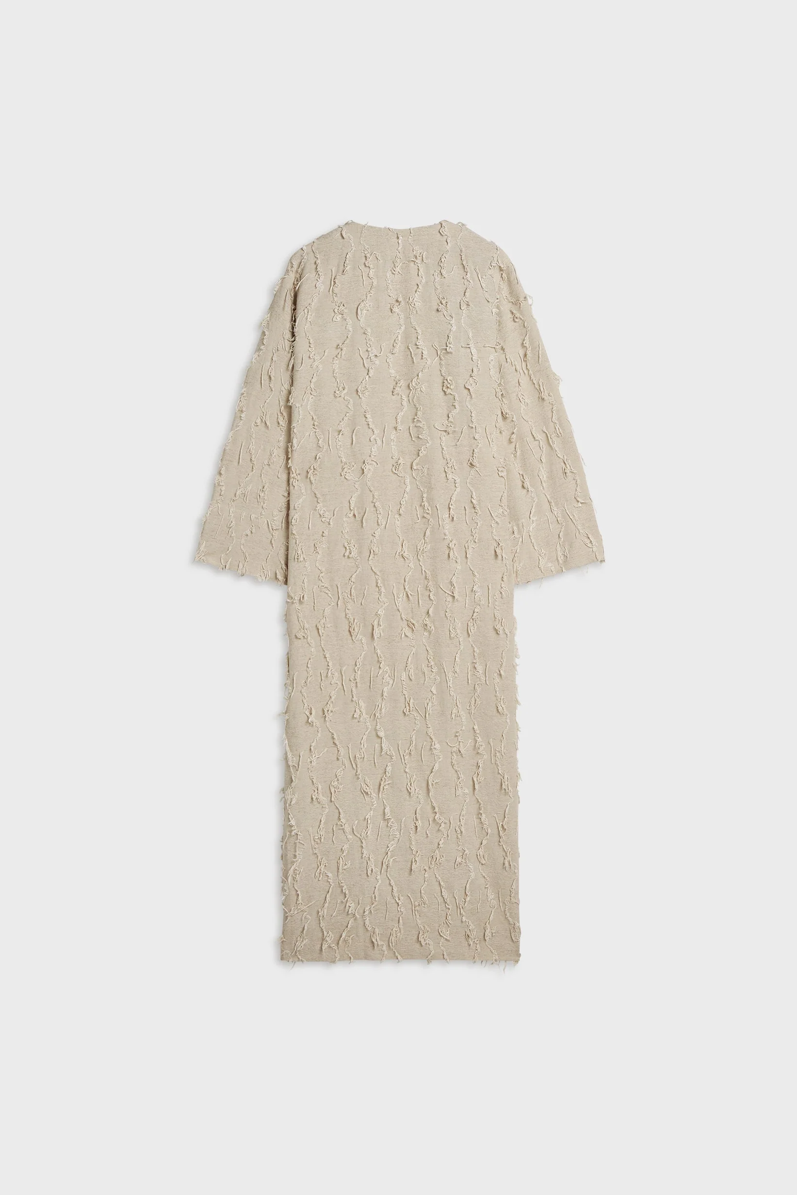 Summer Fil Coupé Abaya | Natural - Image 5