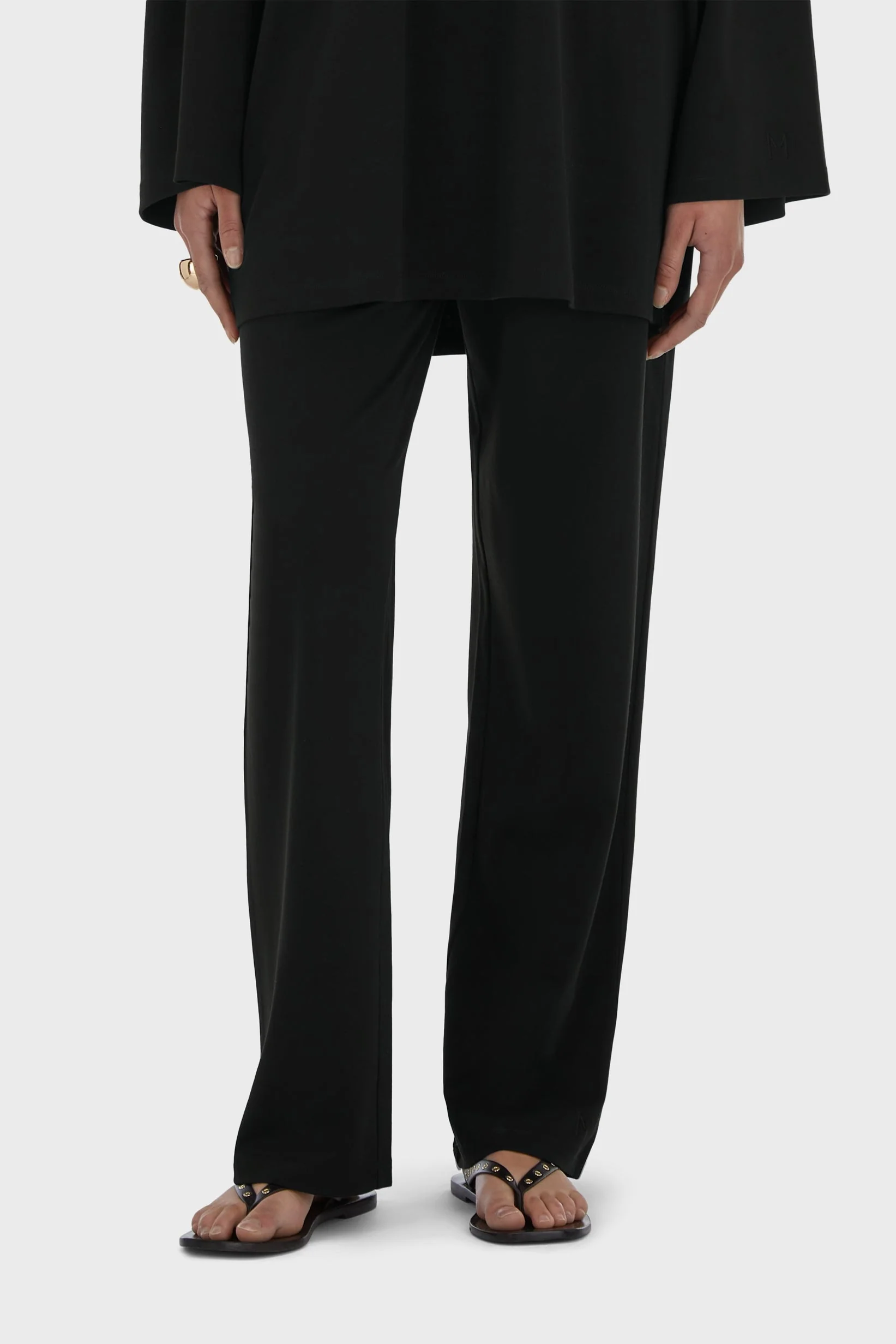 Summer Jersey Pants | Black - Image 3