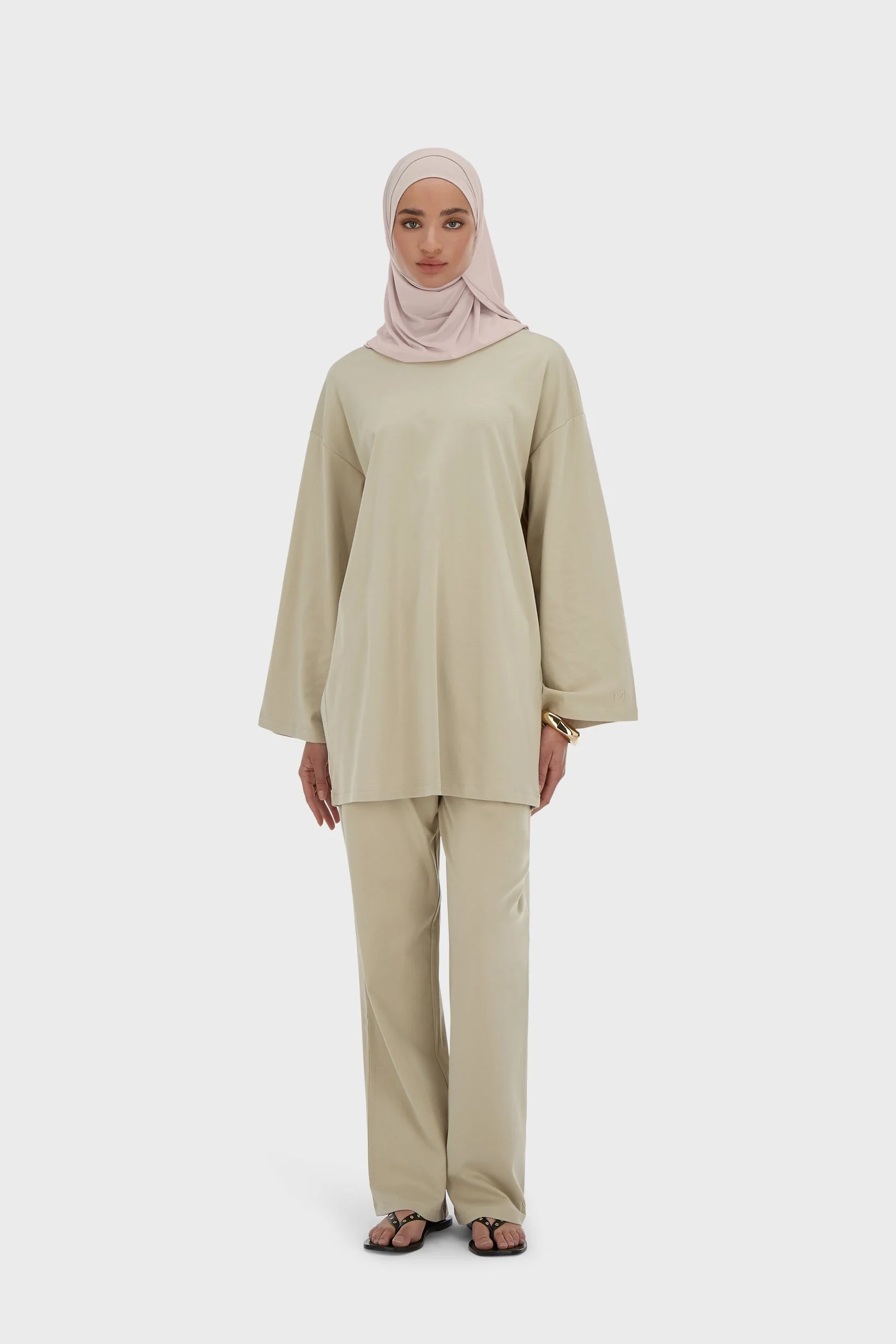Summer Jersey Pants | Moss Gray
