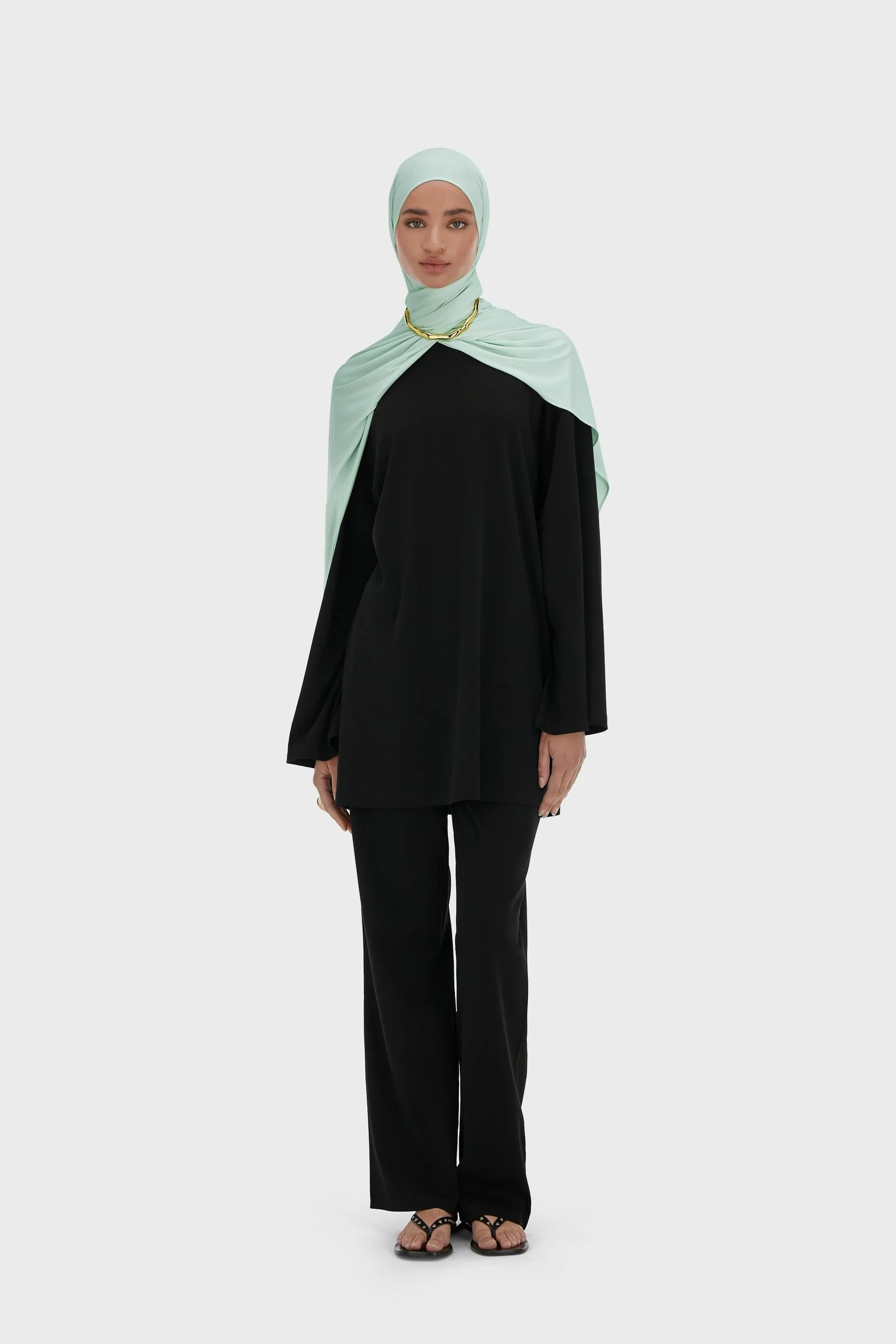 Summer Jersey Top | Black