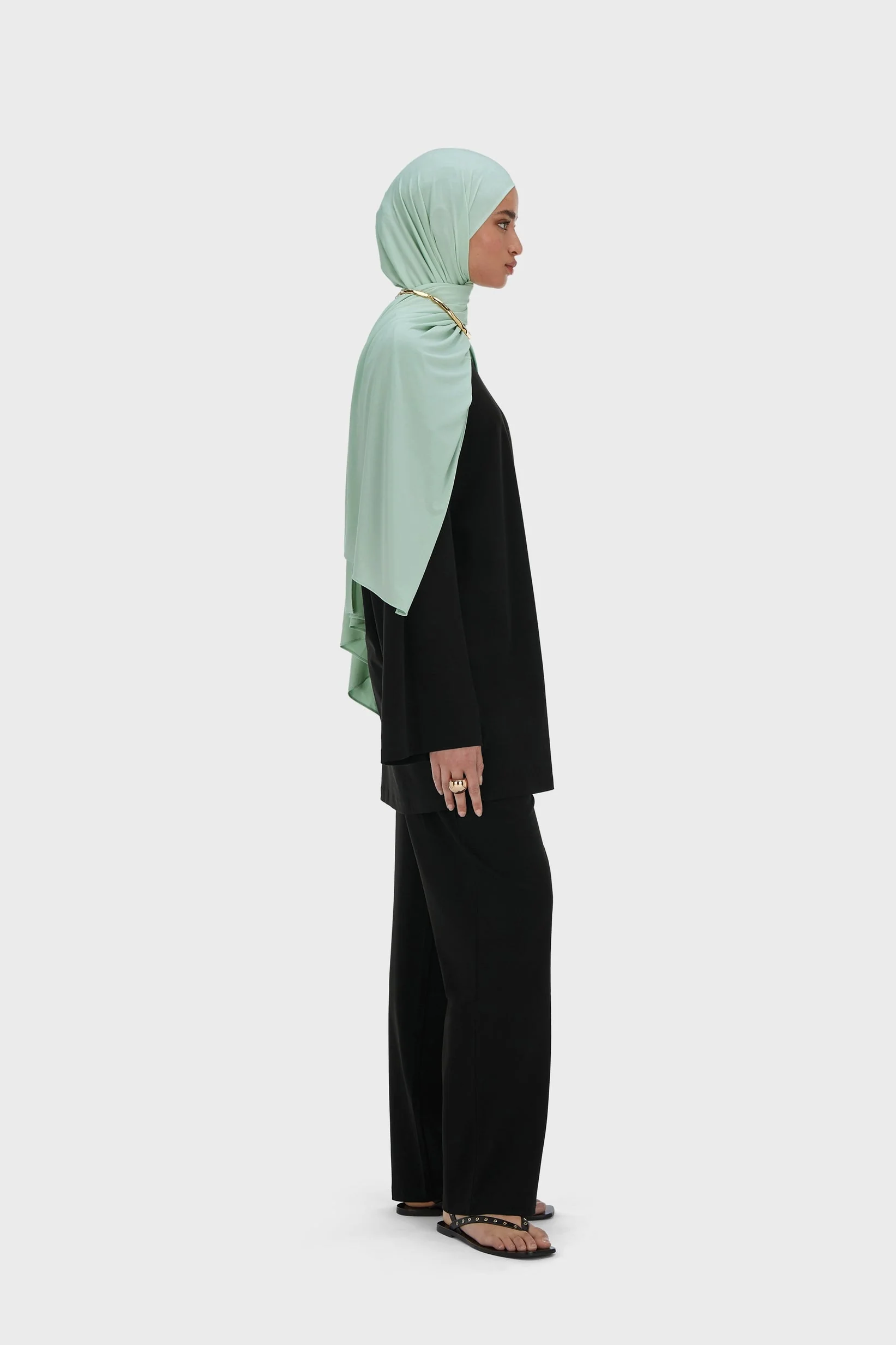 Summer Jersey Top | Black - Image 2