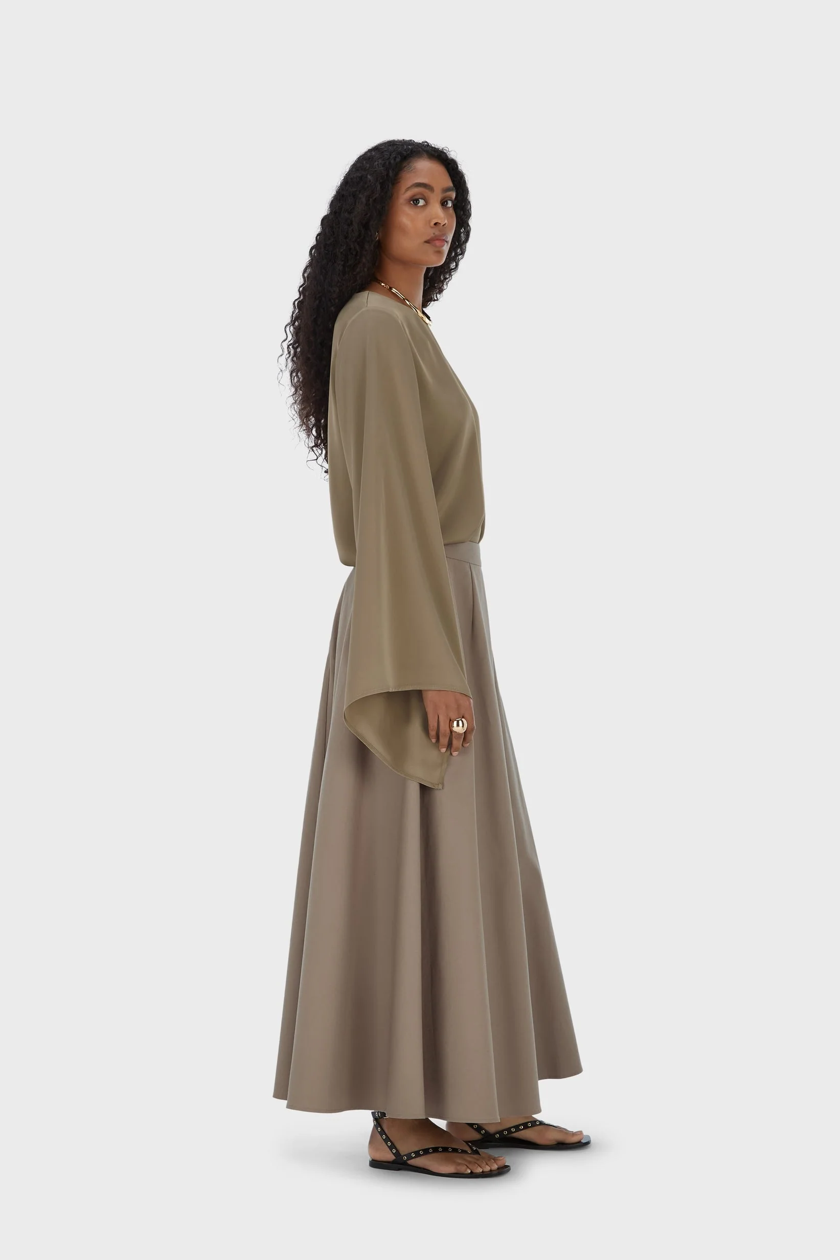 Summer Skirt | Taupe - Image 2