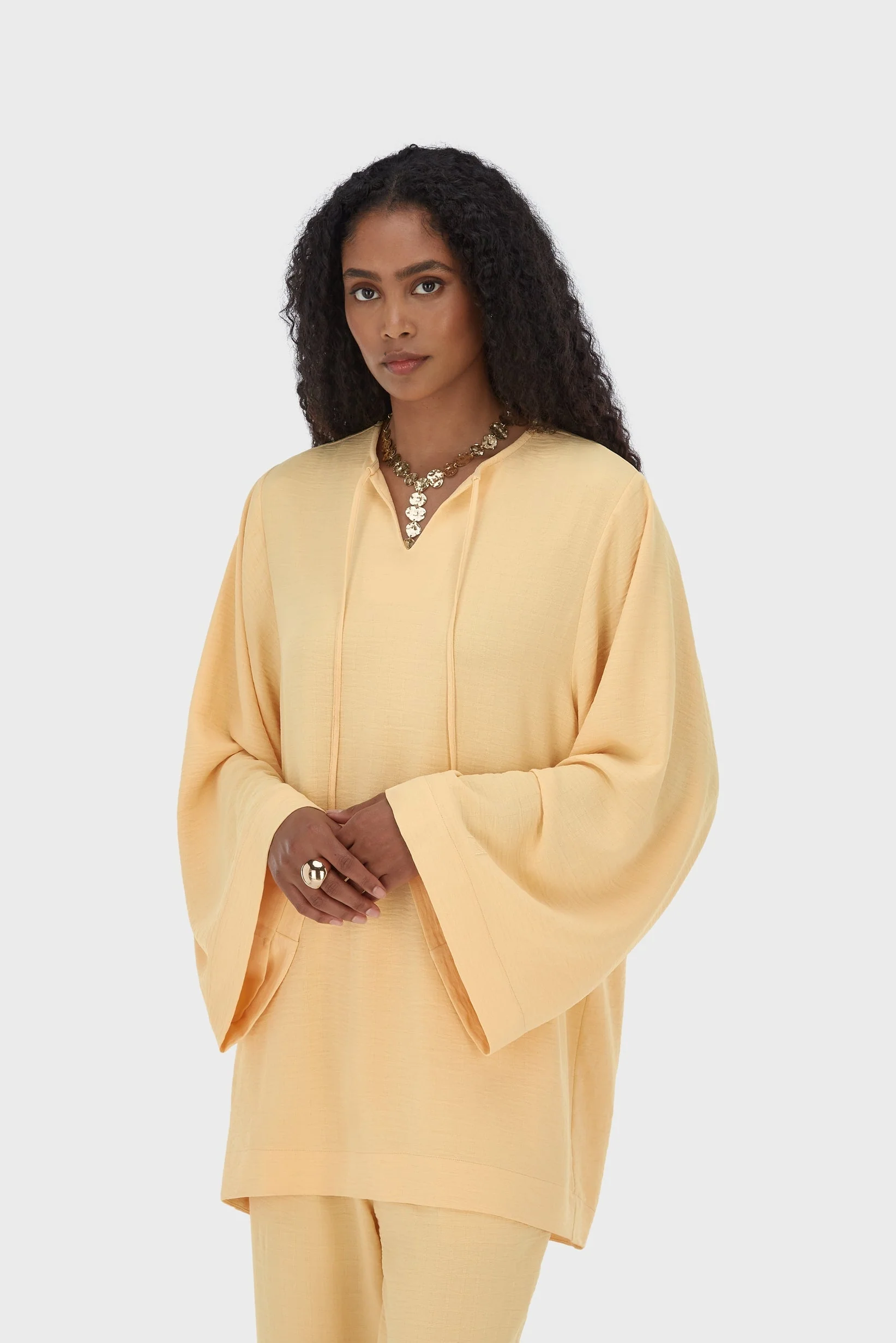 Summer Stripe Top | Sunset Yellow - Image 3