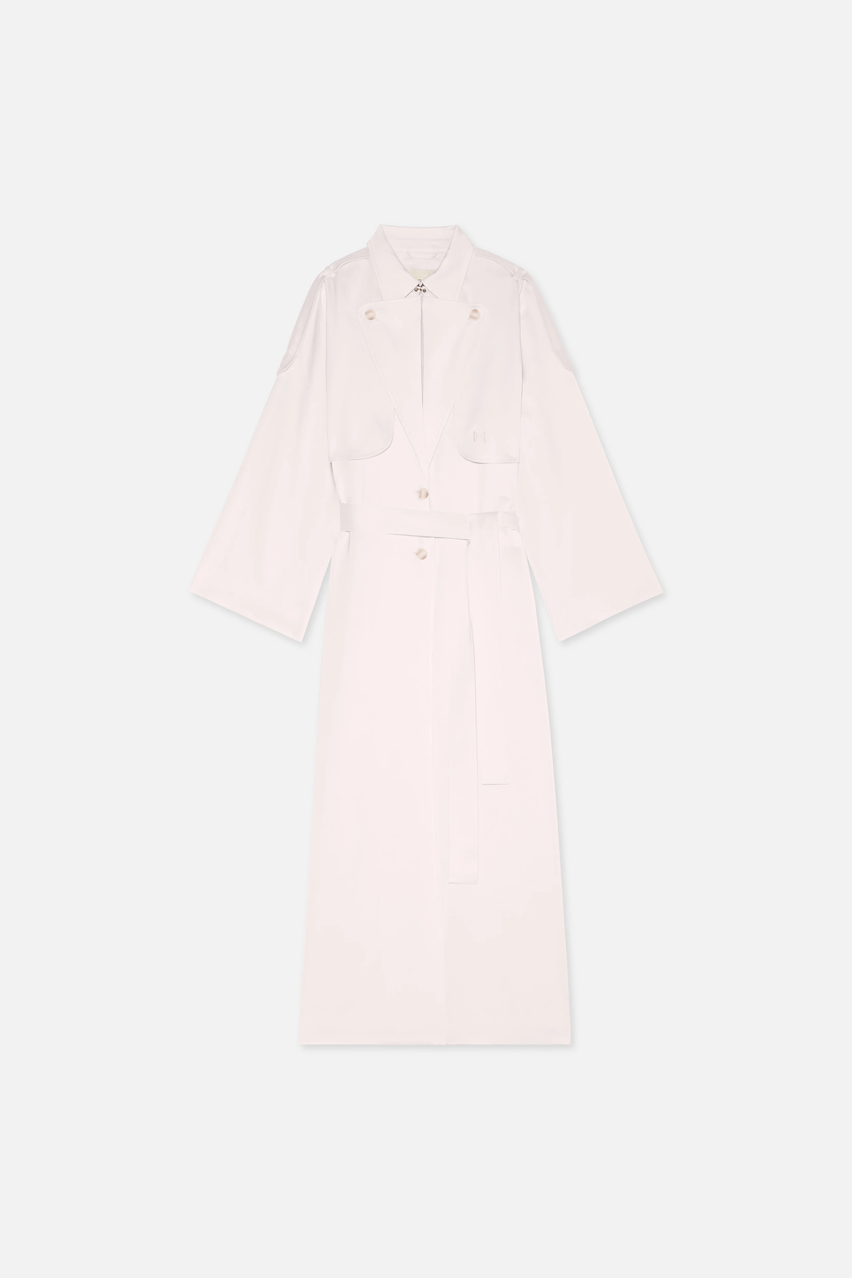 Summer Trench Abaya | Meringue - Image 6