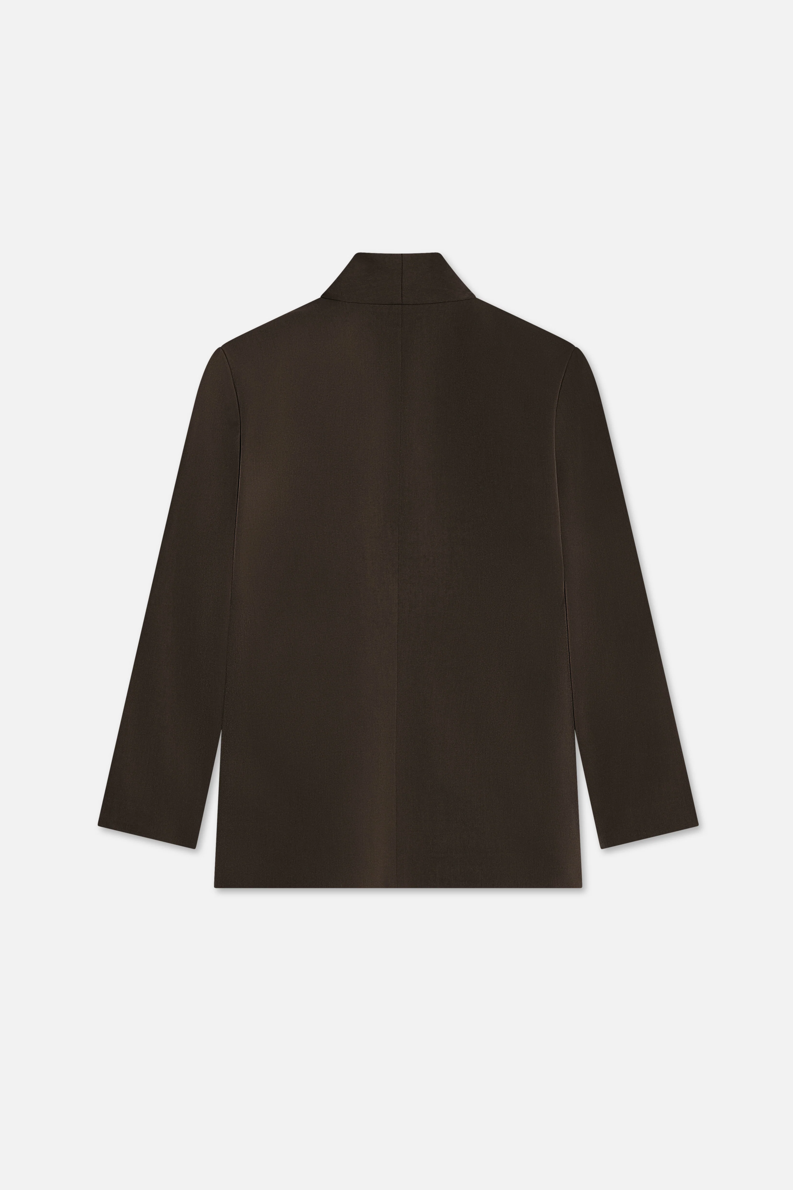 Tailored Oversized Blazer | Dark Brown - Image 6