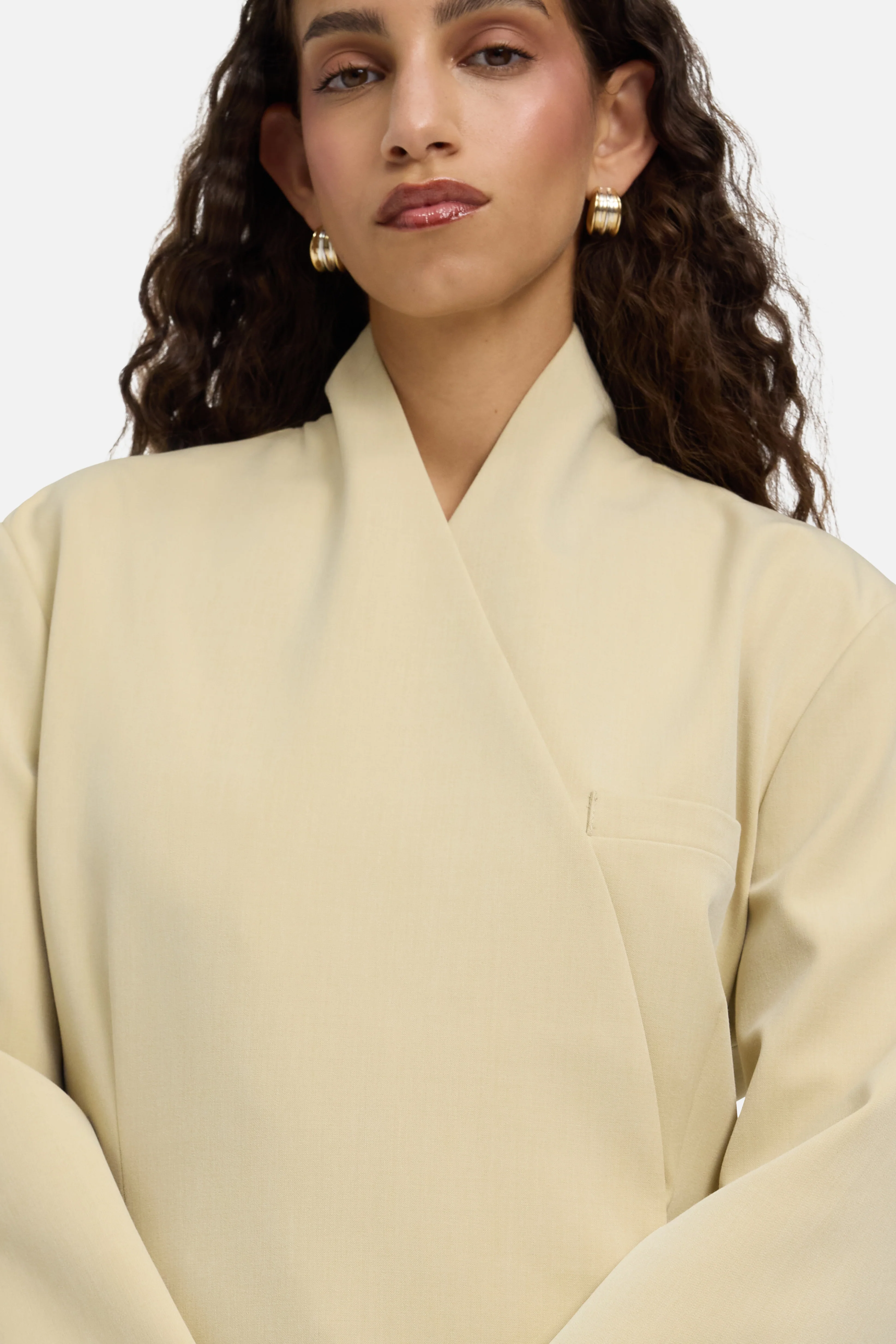 Tailored Oversized Blazer | Desert Clay - Image 3