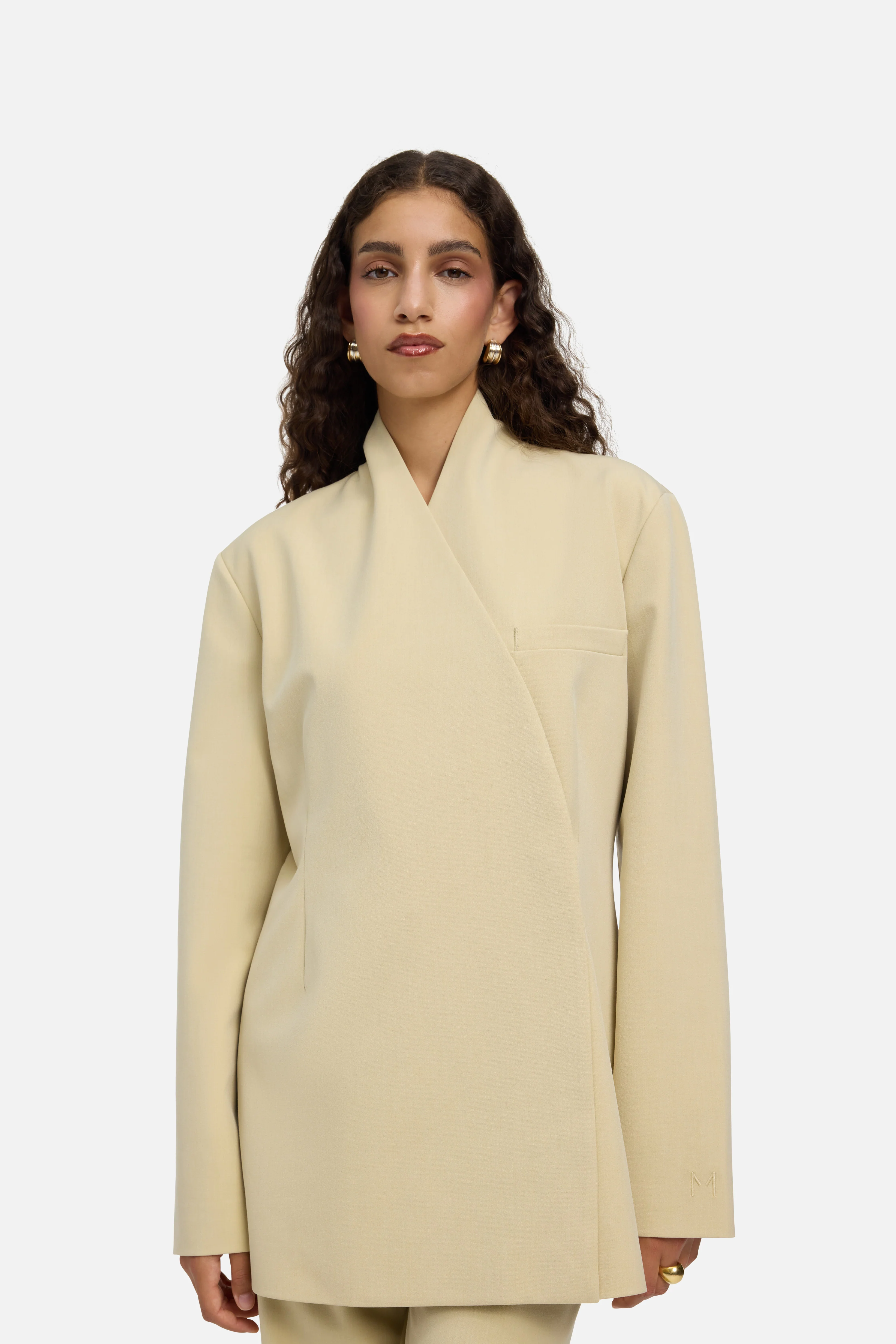 Tailored Oversized Blazer | Desert Clay - Image 4