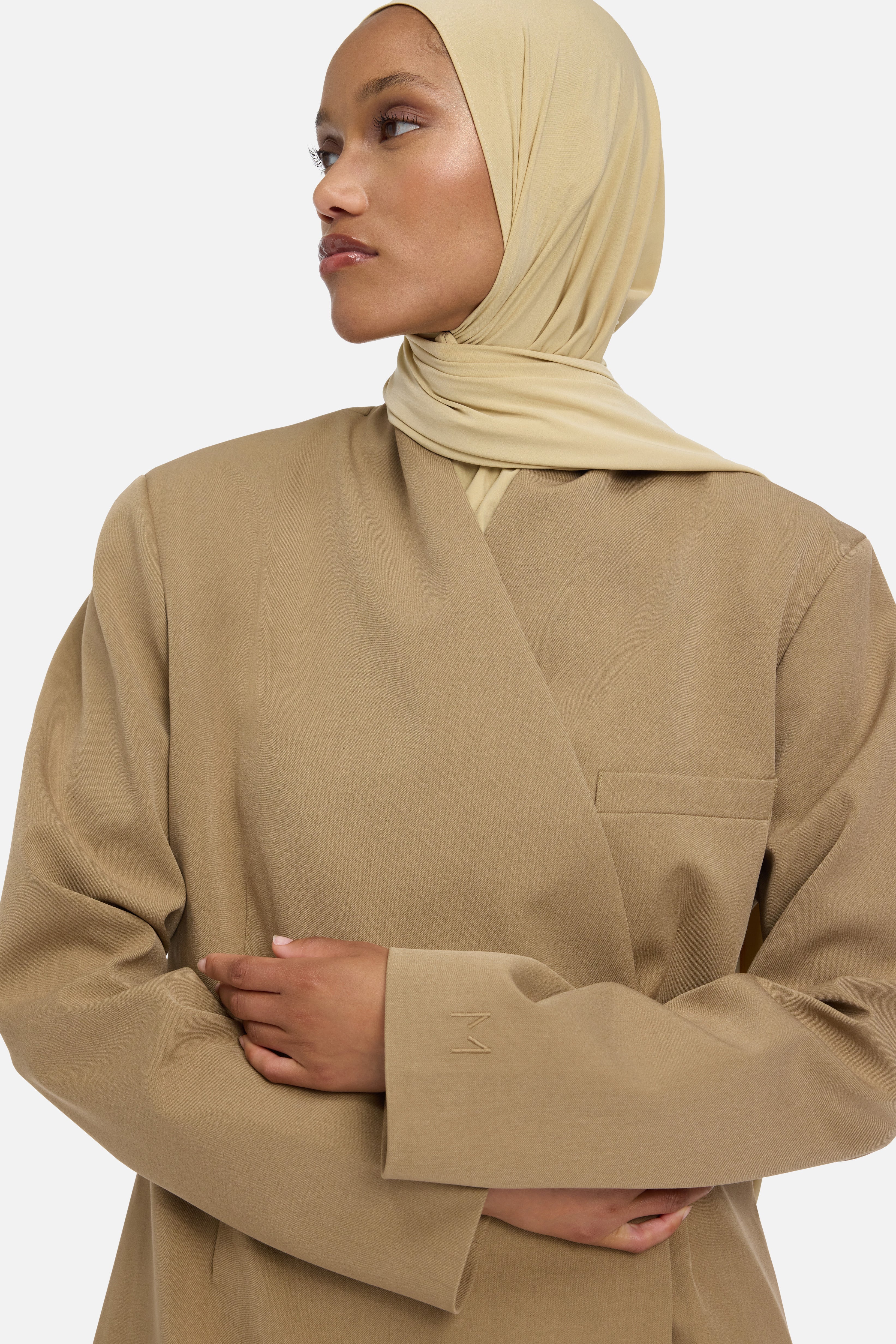 Tailored Oversized Blazer | Walnut - Image 4