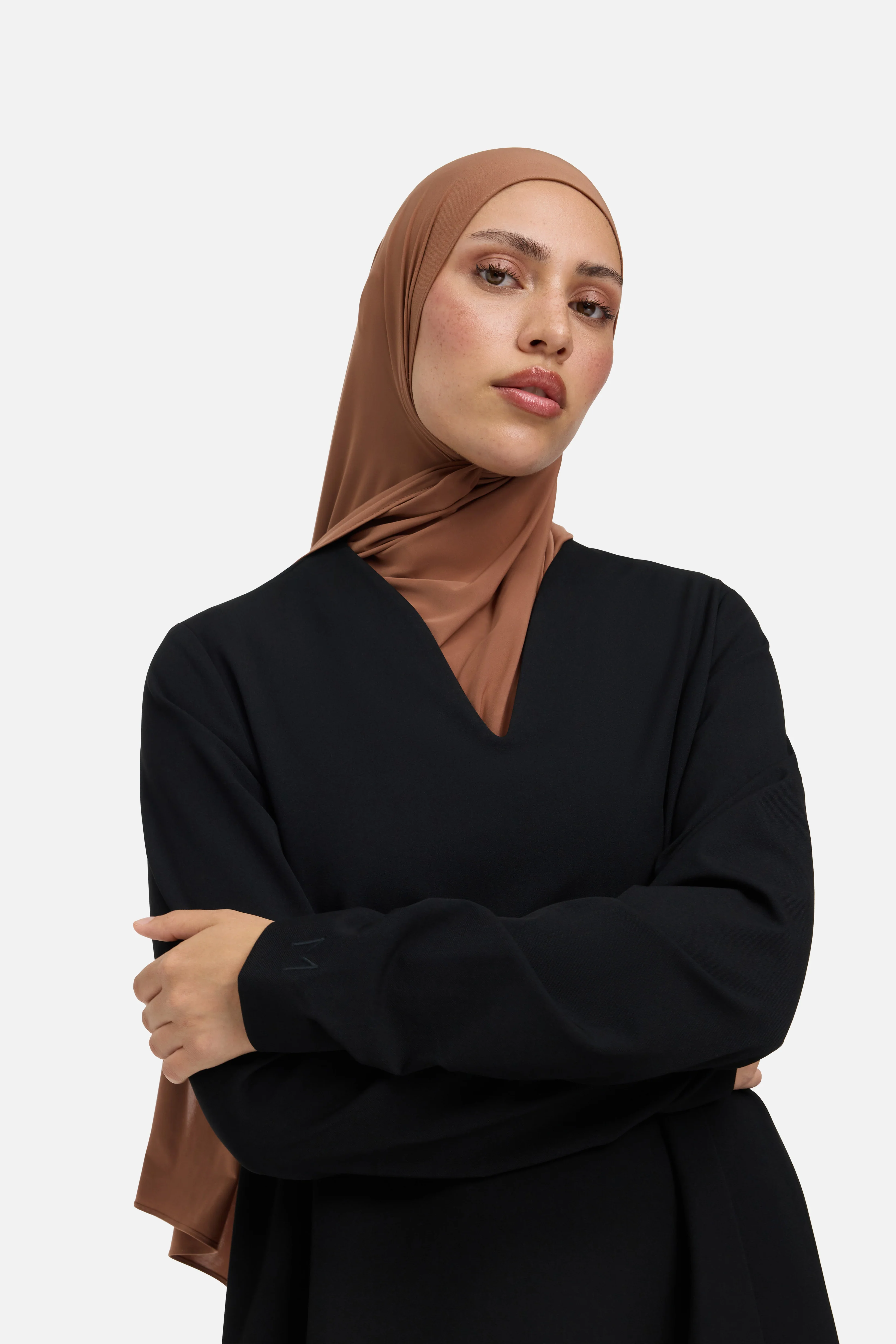 Tailored V-Neck Dress | Black - Image 4