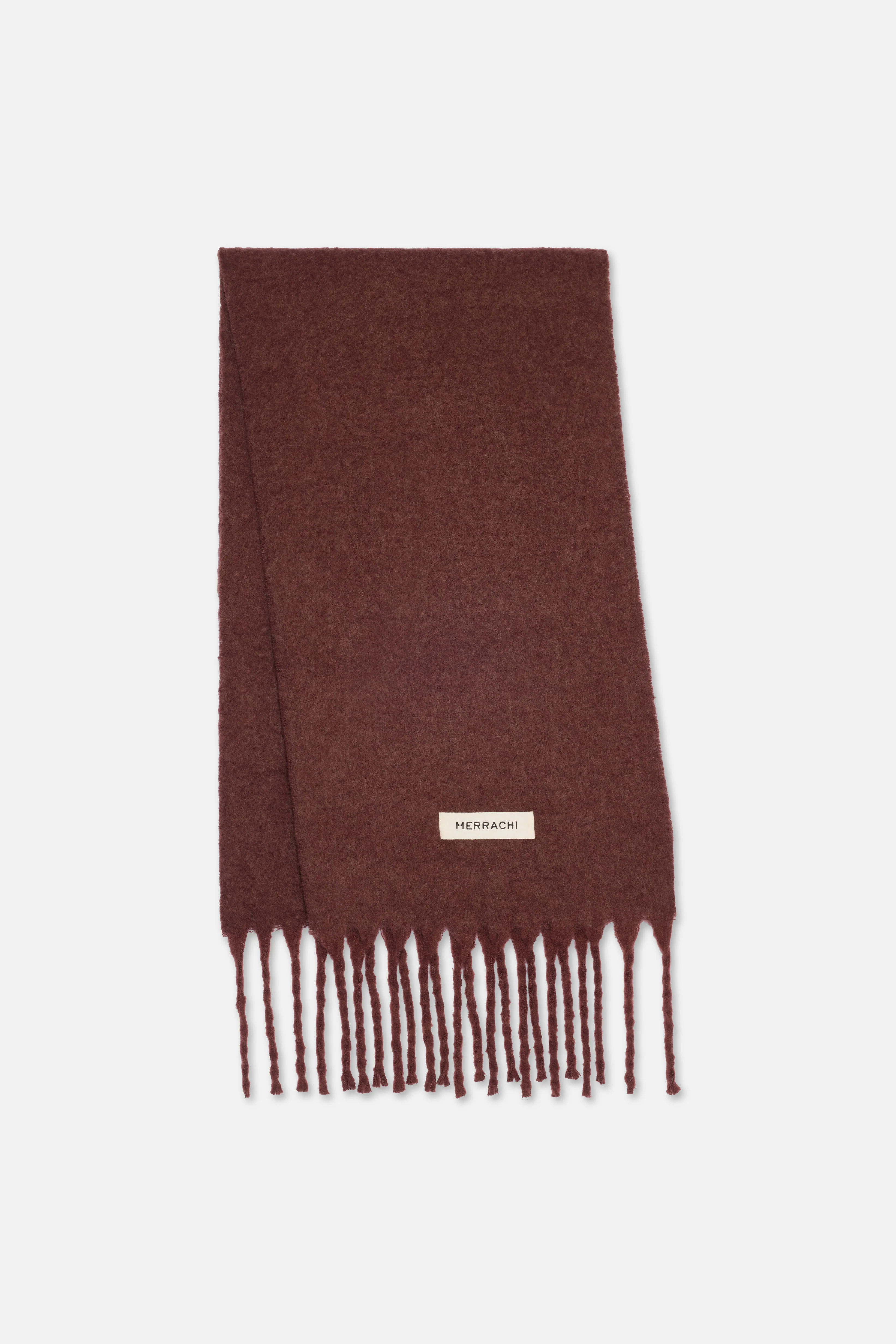 The Brushed Scarf | Dark Cherry - Image 4